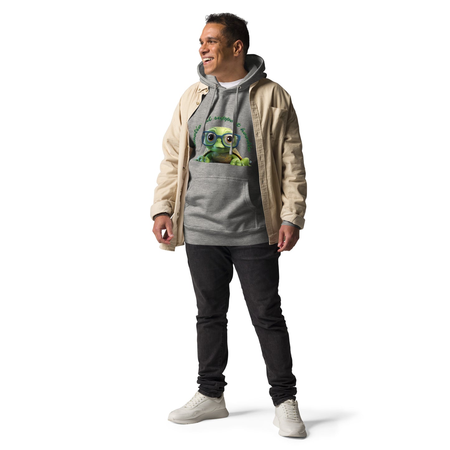 CUTE TURTLE EMOTIONAL SUPPORT Unisex Hoodie