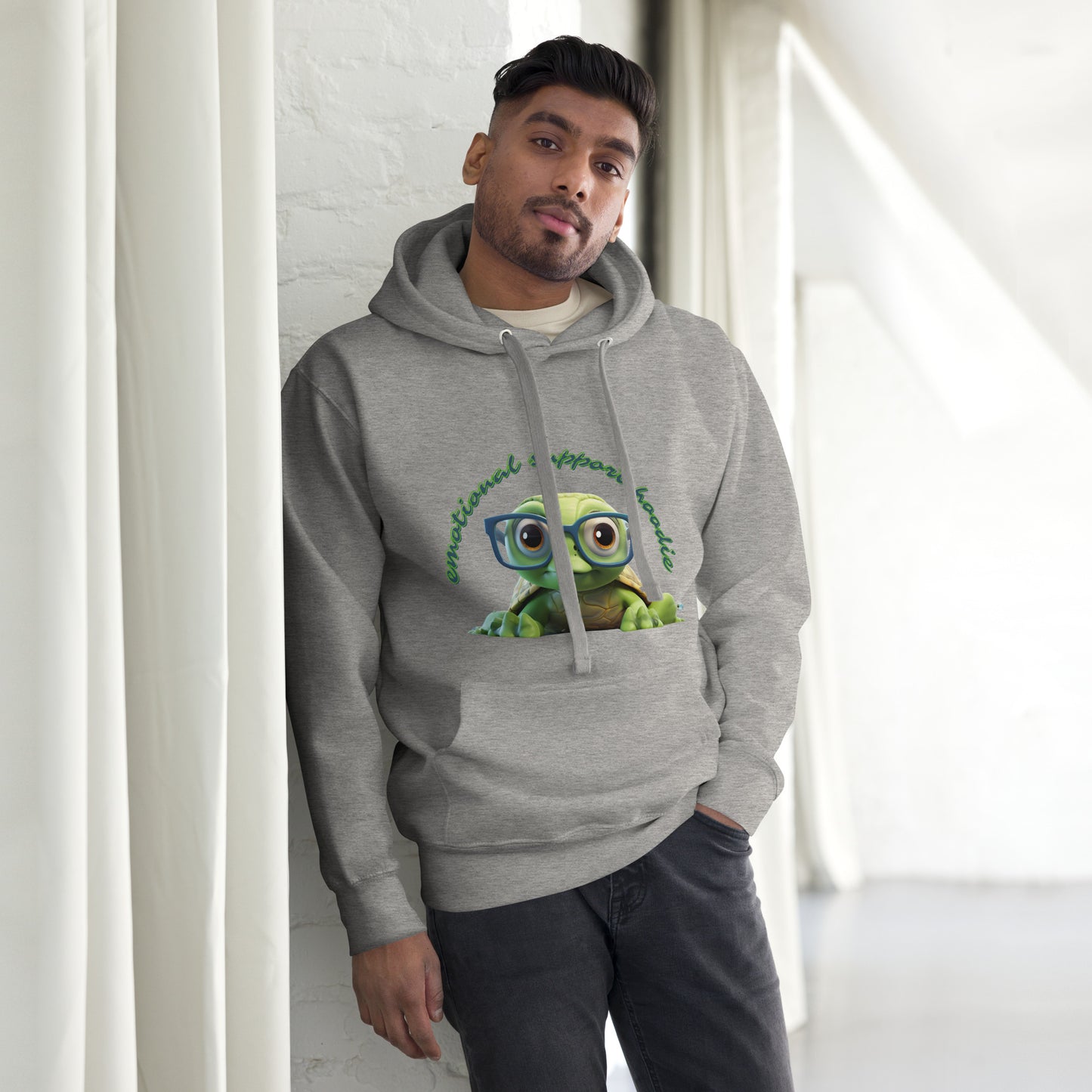 CUTE TURTLE EMOTIONAL SUPPORT Unisex Hoodie