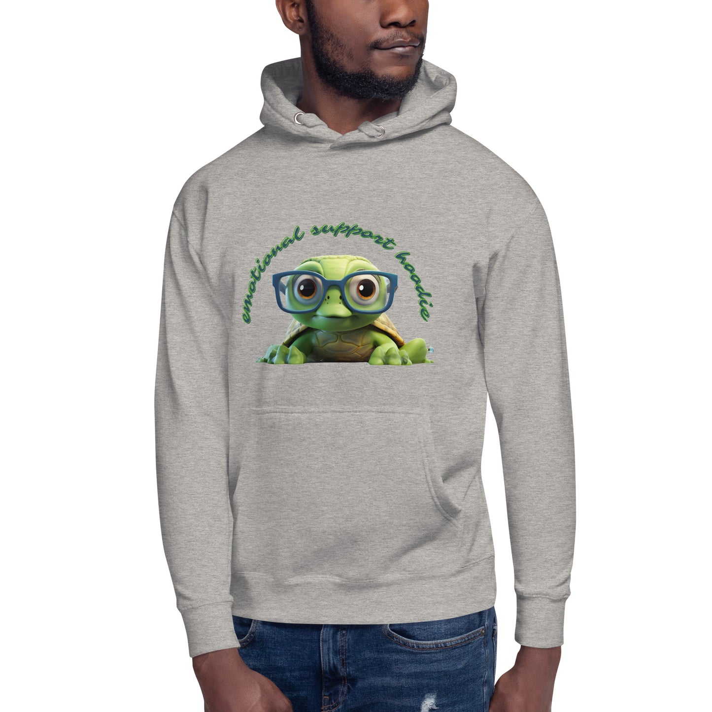 CUTE TURTLE EMOTIONAL SUPPORT Unisex Hoodie