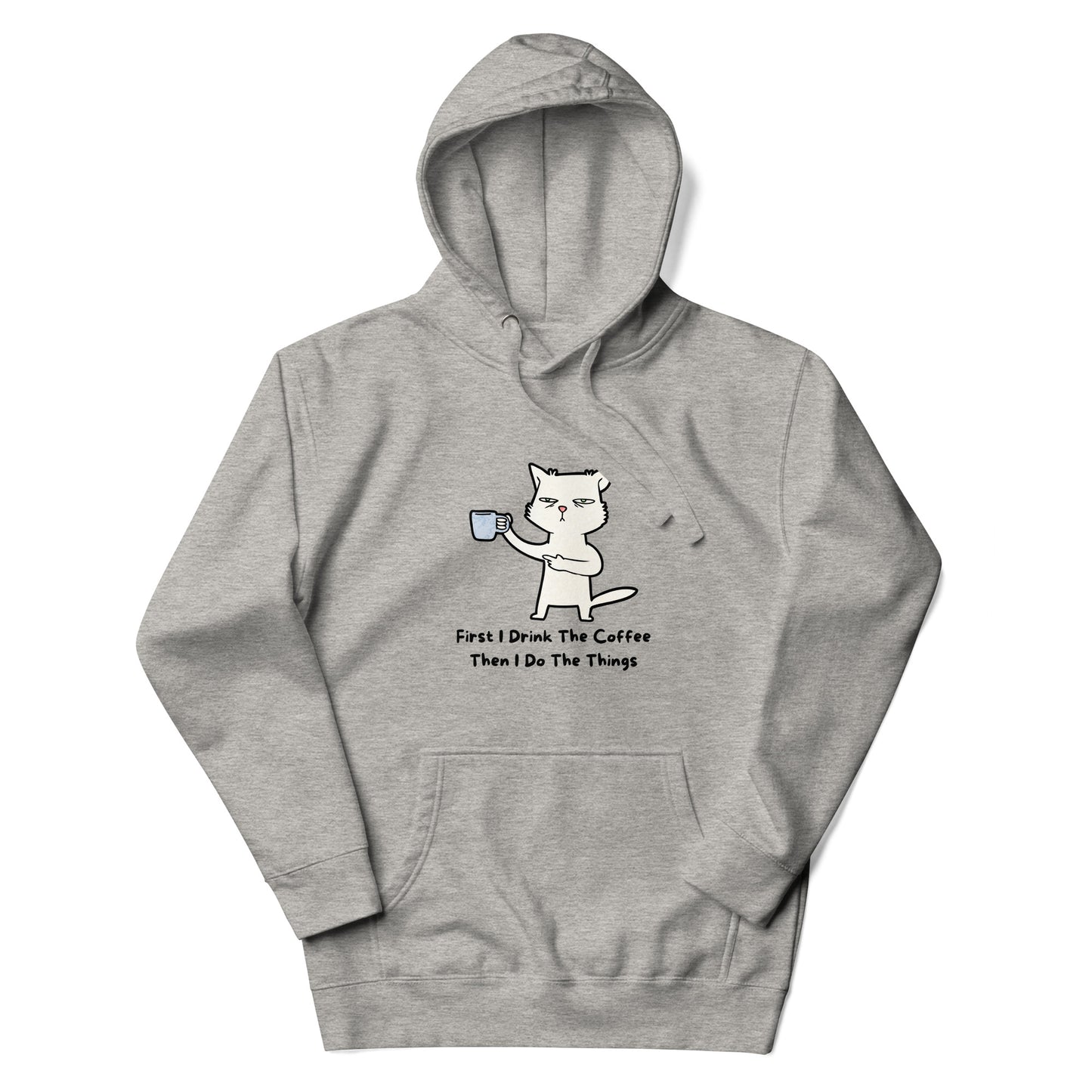 FUNNY COFFEE CAT Unisex Hoodie