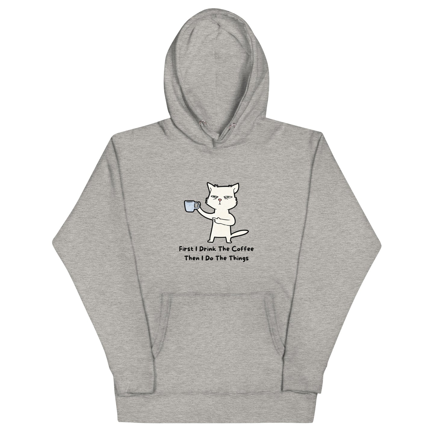 FUNNY COFFEE CAT Unisex Hoodie