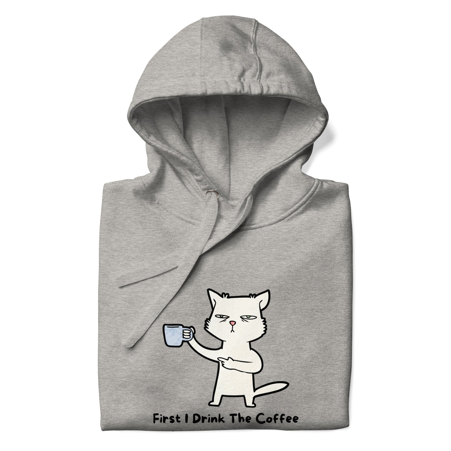 FUNNY COFFEE CAT Unisex Hoodie