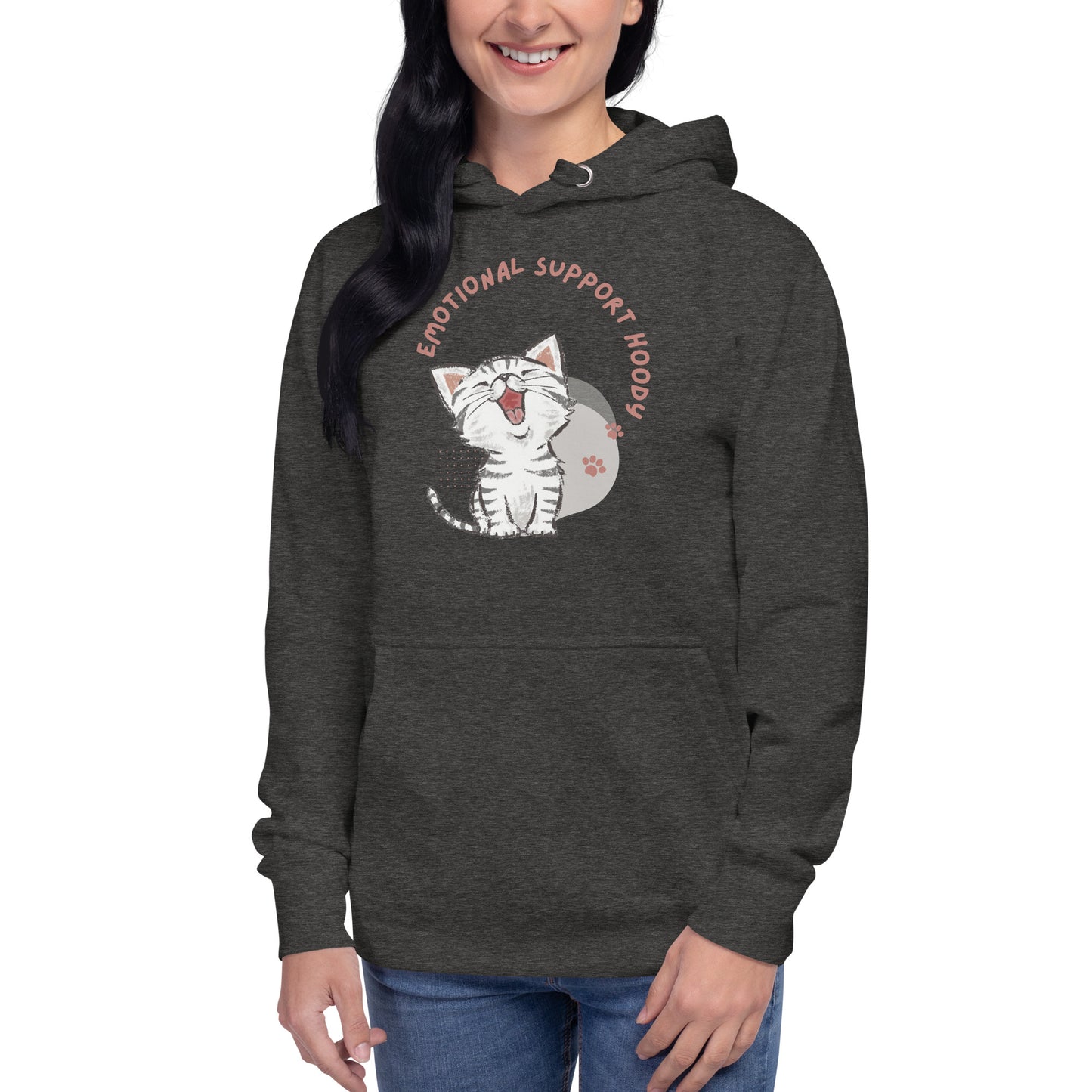 Kitty Emotional Support Unisex Hoodie