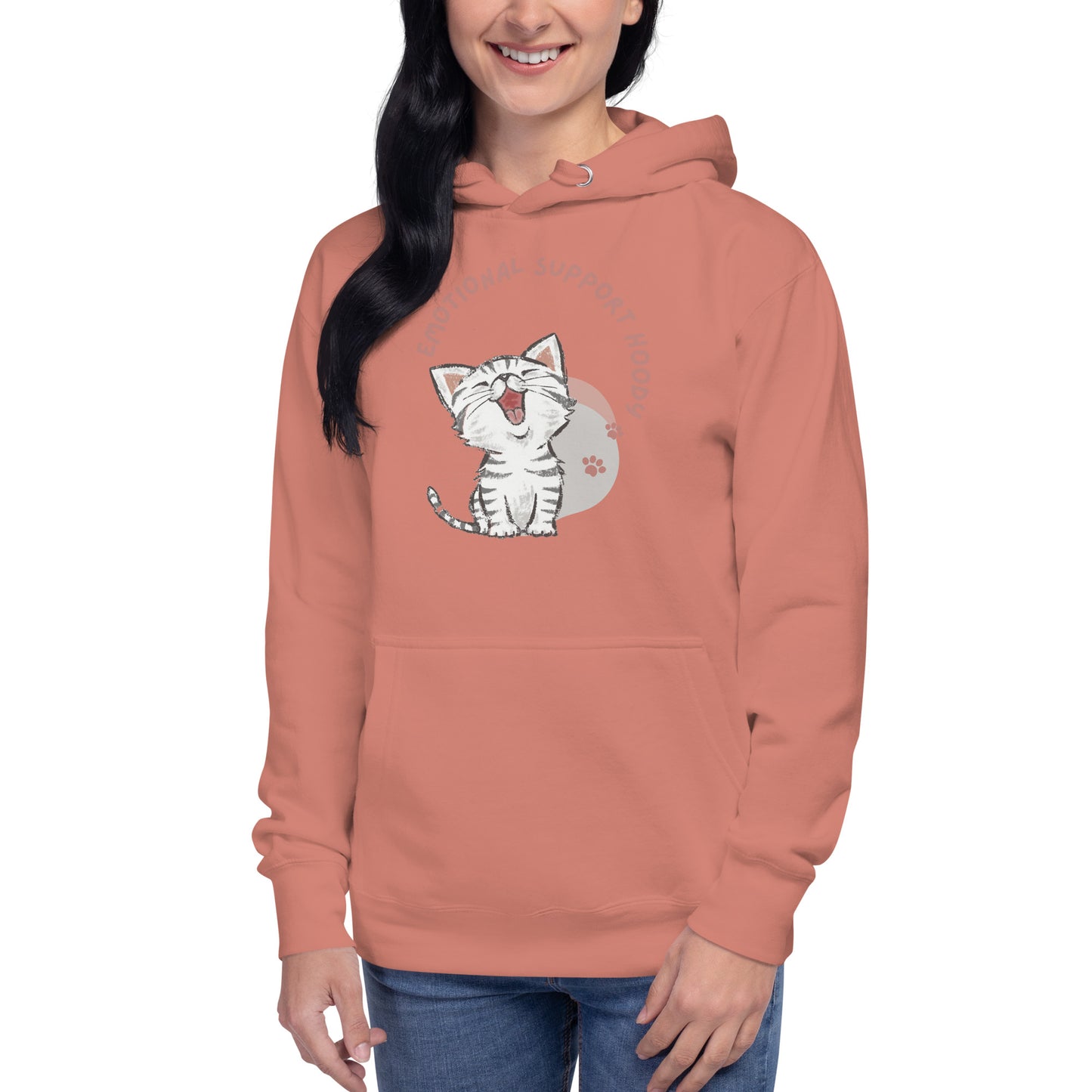 Kitty Emotional Support Unisex Hoodie