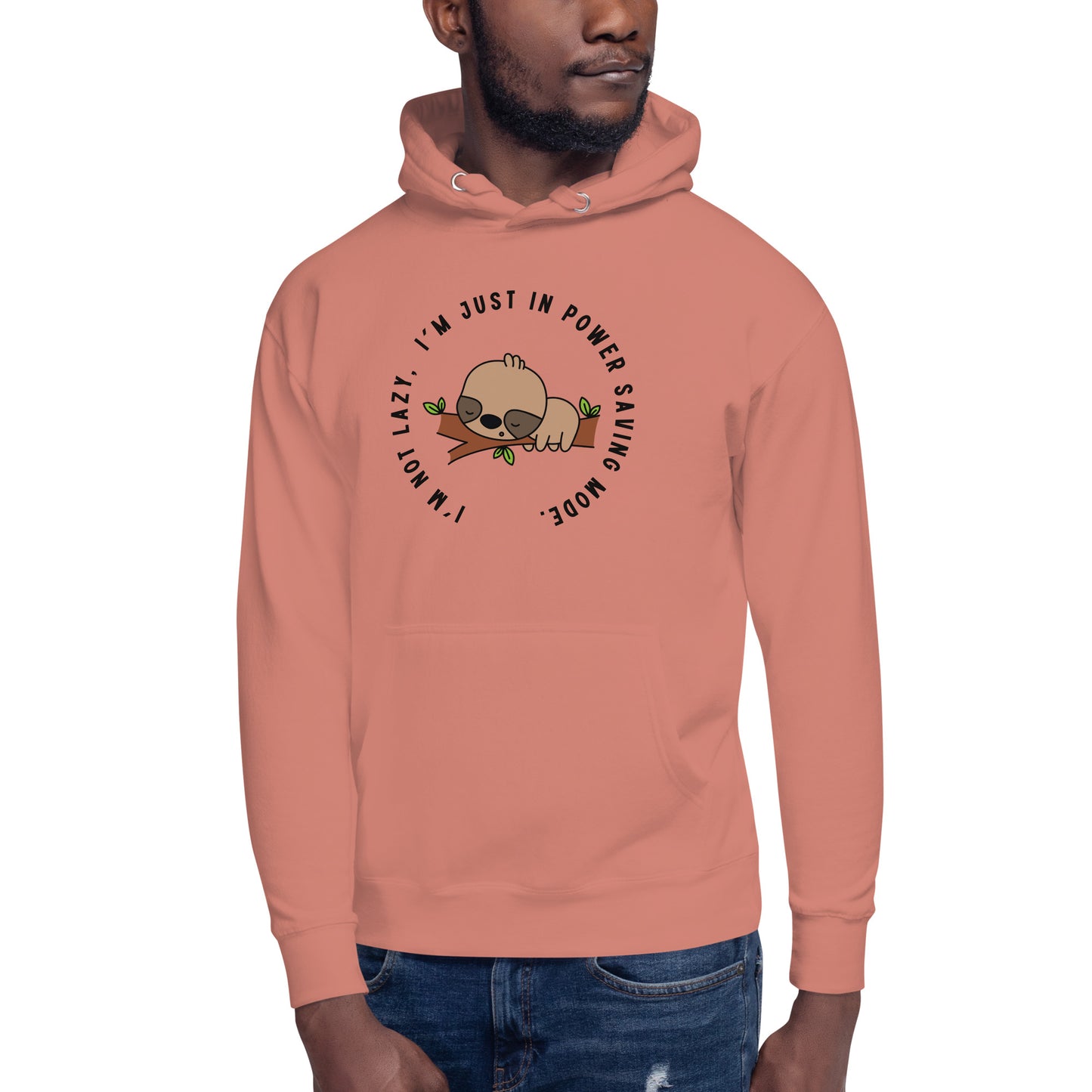 Sloth Battery Saver Mode Unisex Hoodie