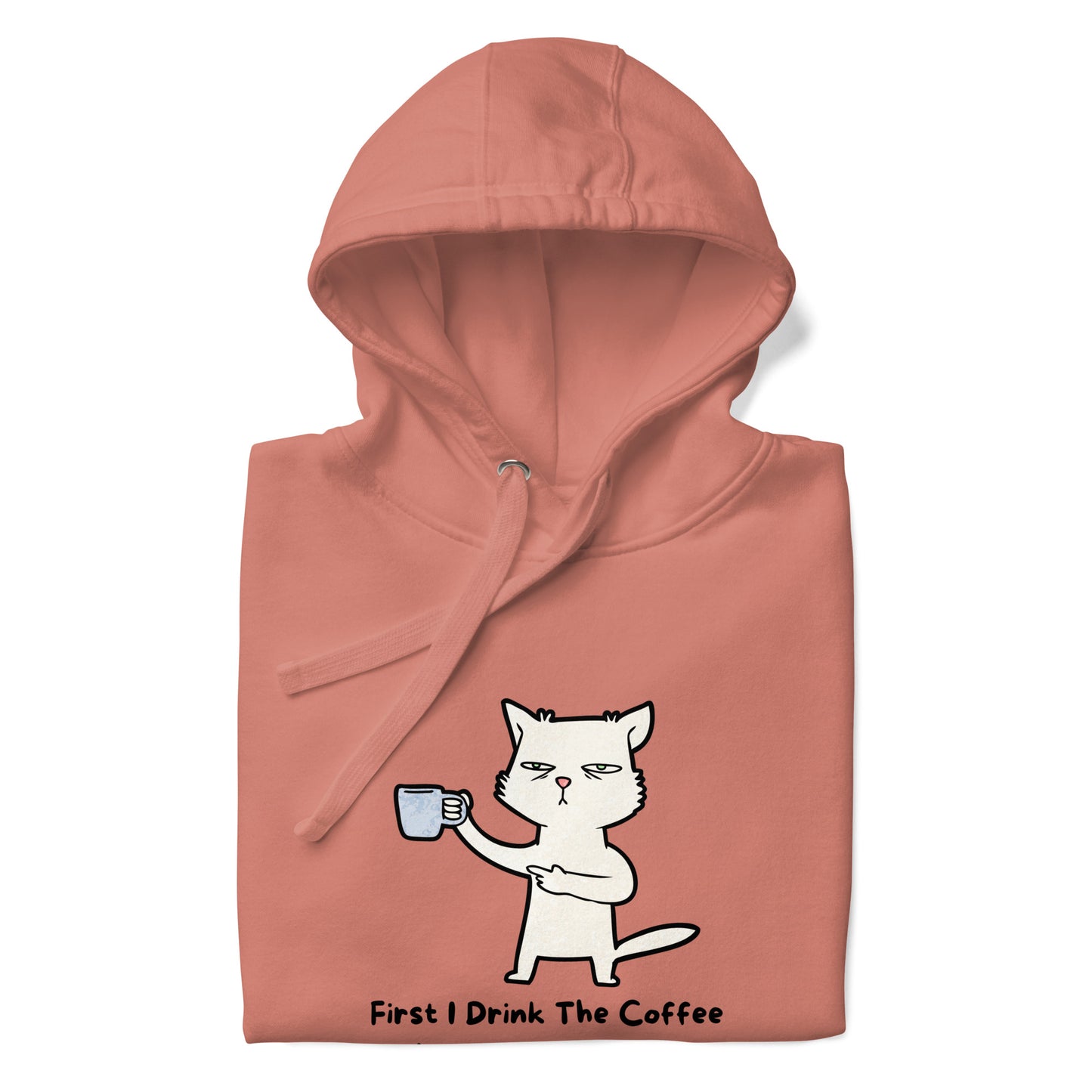 FUNNY COFFEE CAT Unisex Hoodie