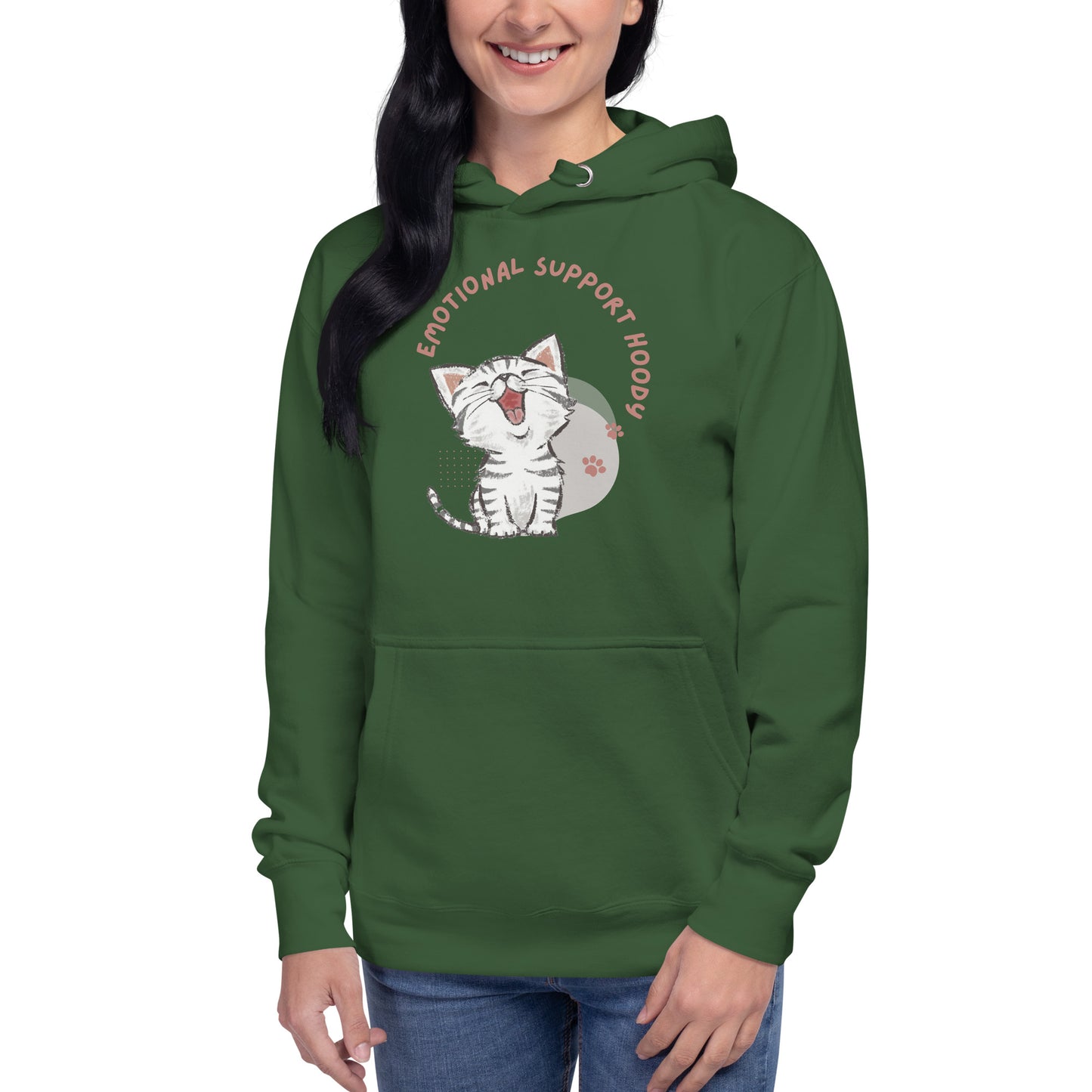 Kitty Emotional Support Unisex Hoodie