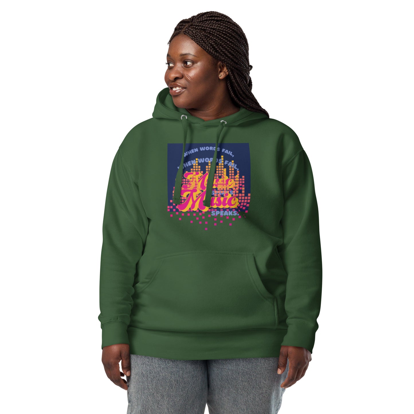 Music Speaks Unisex Hoodie