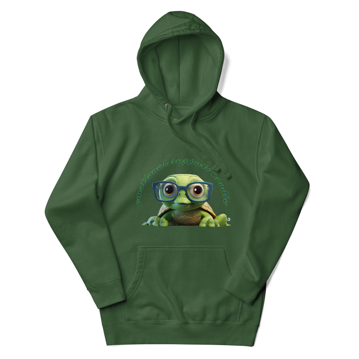 CUTE TURTLE EMOTIONAL SUPPORT Unisex Hoodie