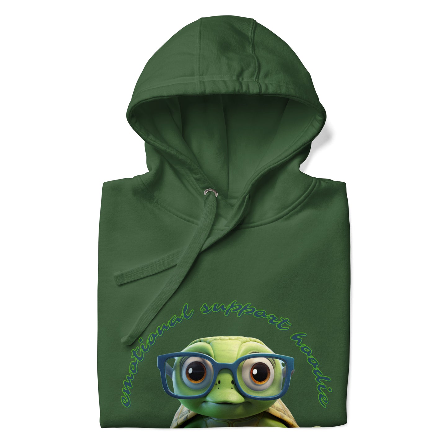 CUTE TURTLE EMOTIONAL SUPPORT Unisex Hoodie