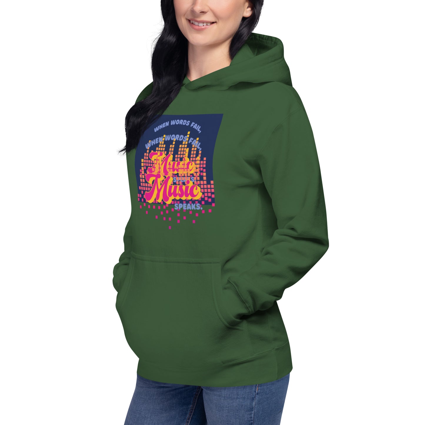 Music Speaks Unisex Hoodie