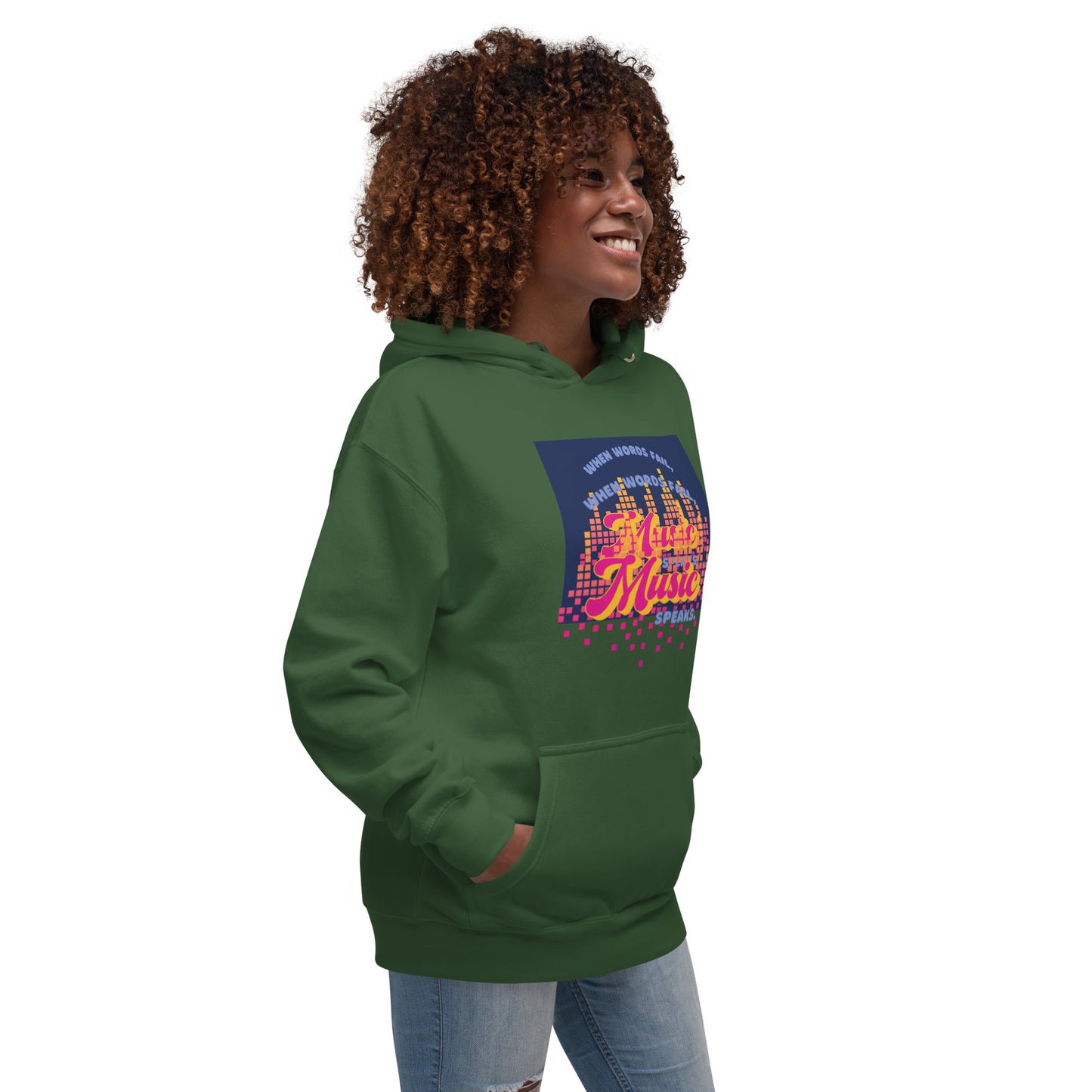 Music Speaks Unisex Hoodie