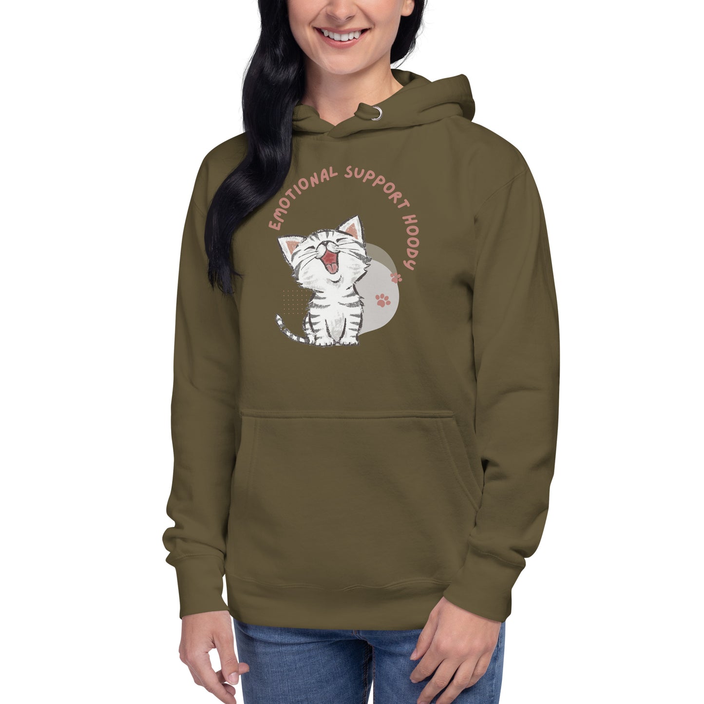 Kitty Emotional Support Unisex Hoodie