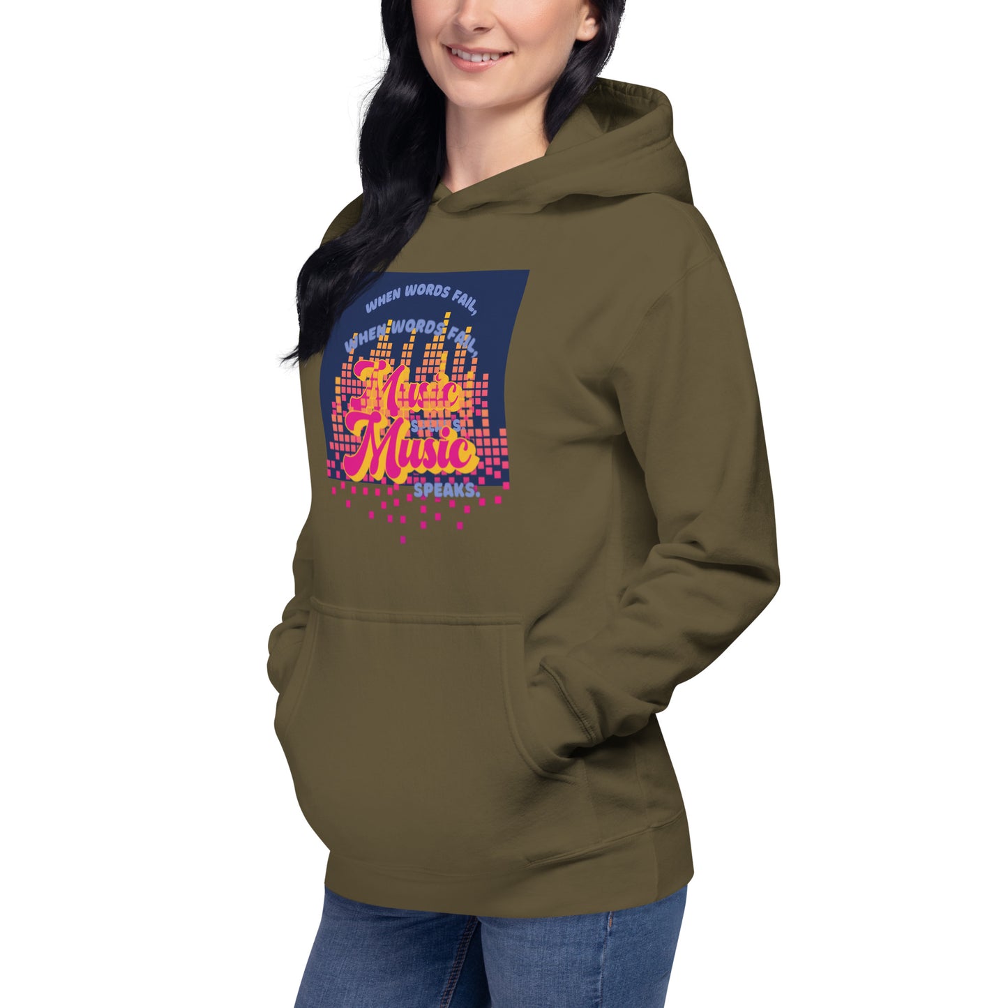 Music Speaks Unisex Hoodie