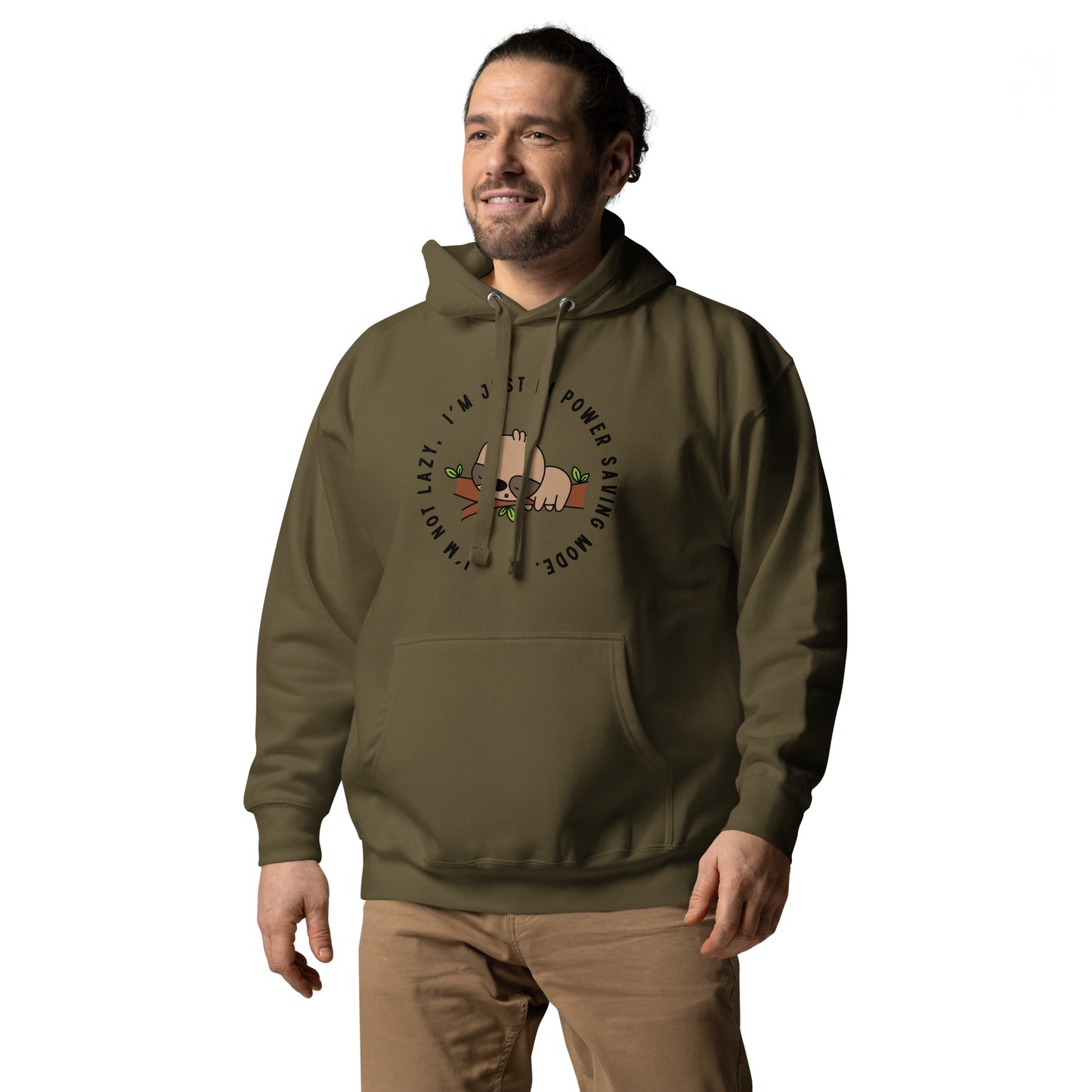 Sloth Battery Saver Mode Unisex Hoodie