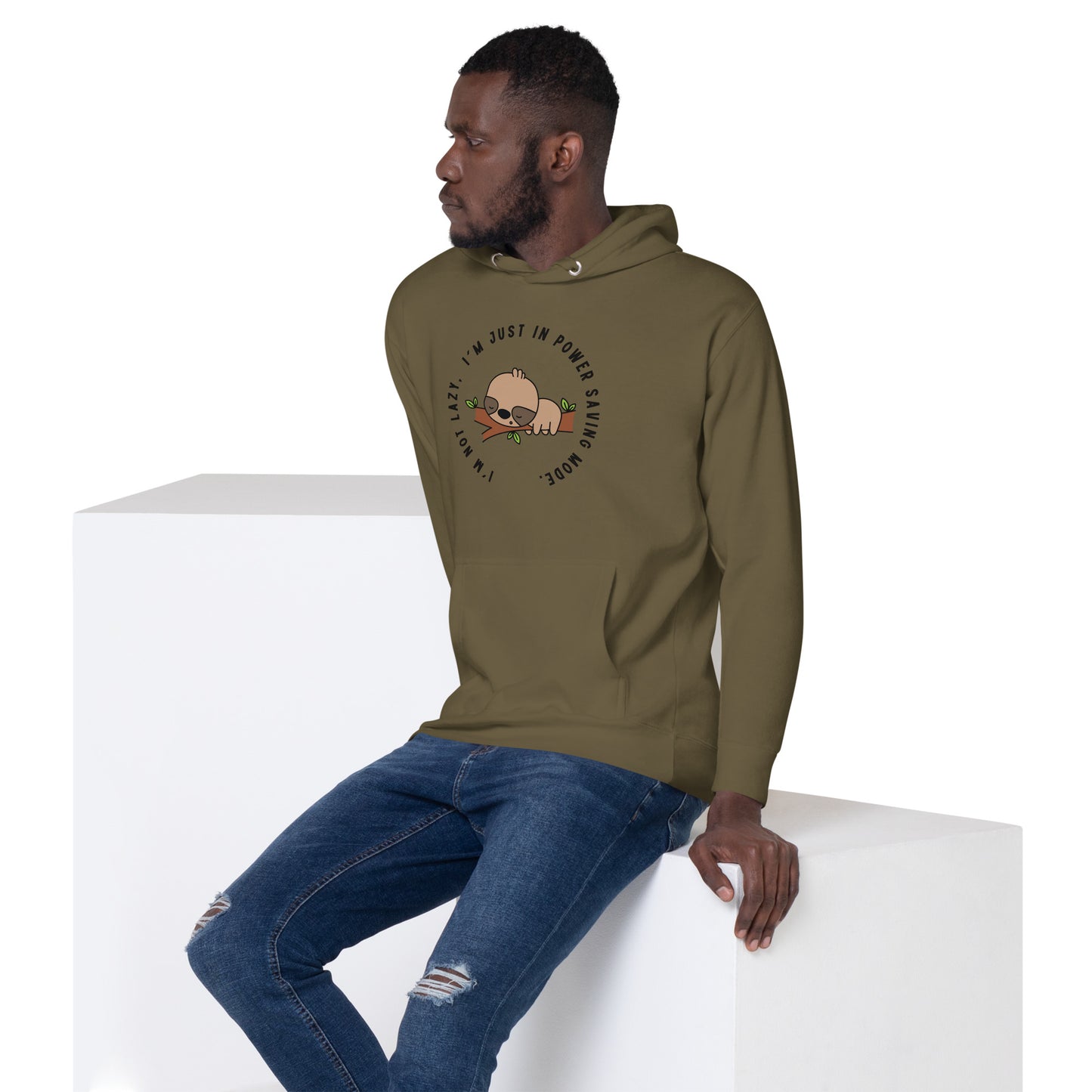 Sloth Battery Saver Mode Unisex Hoodie