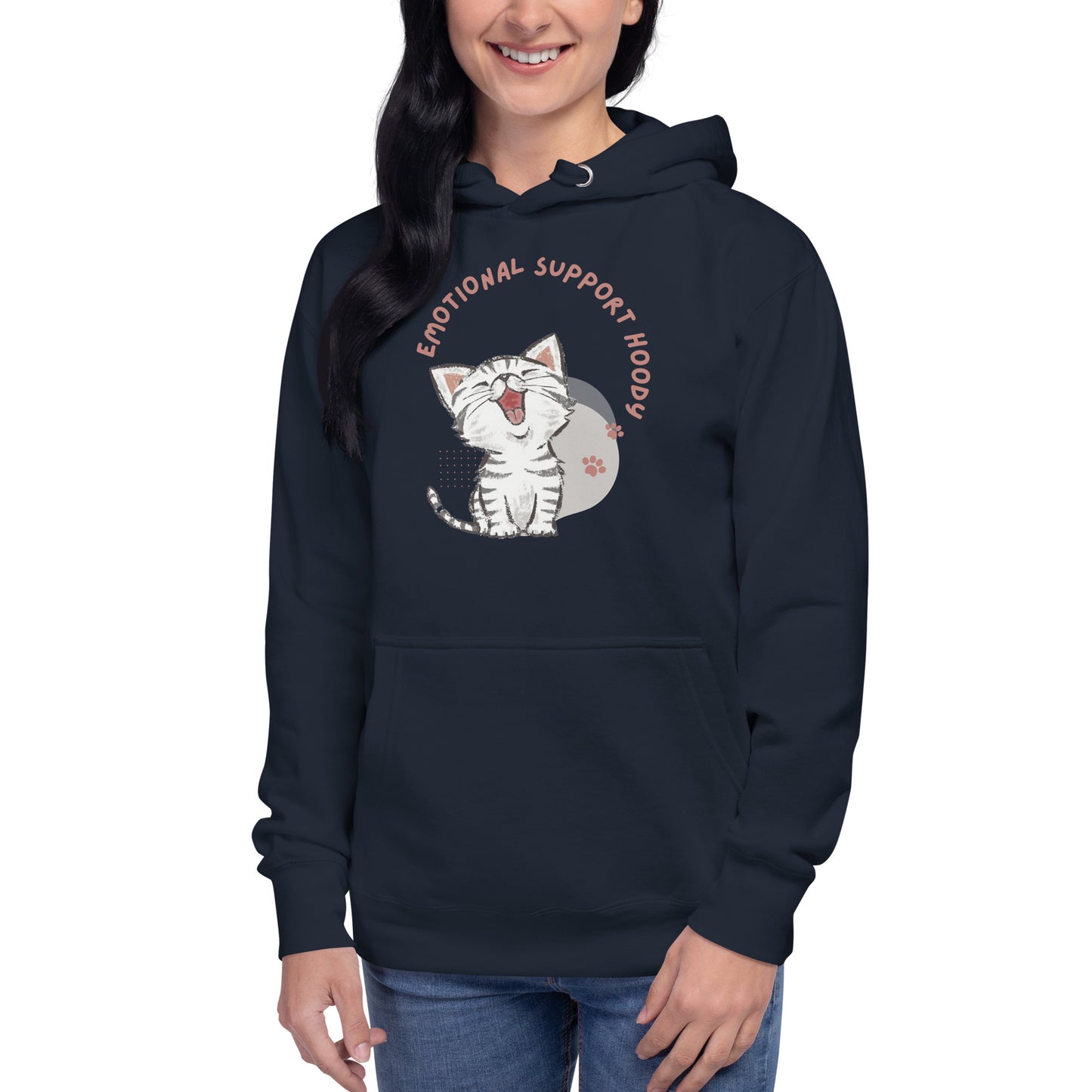 Kitty Emotional Support Unisex Hoodie