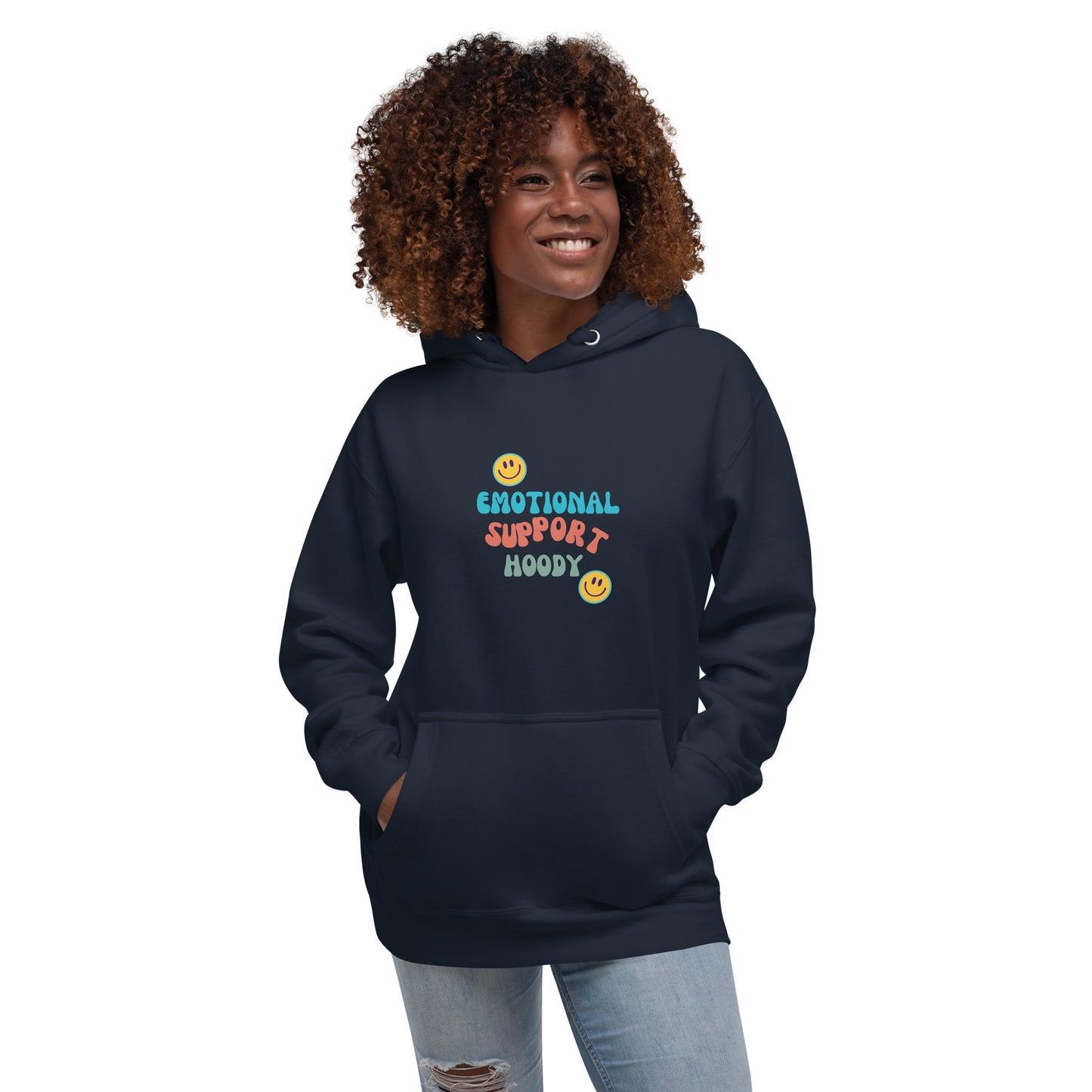 Humor Emotional Support Unisex Hoodie