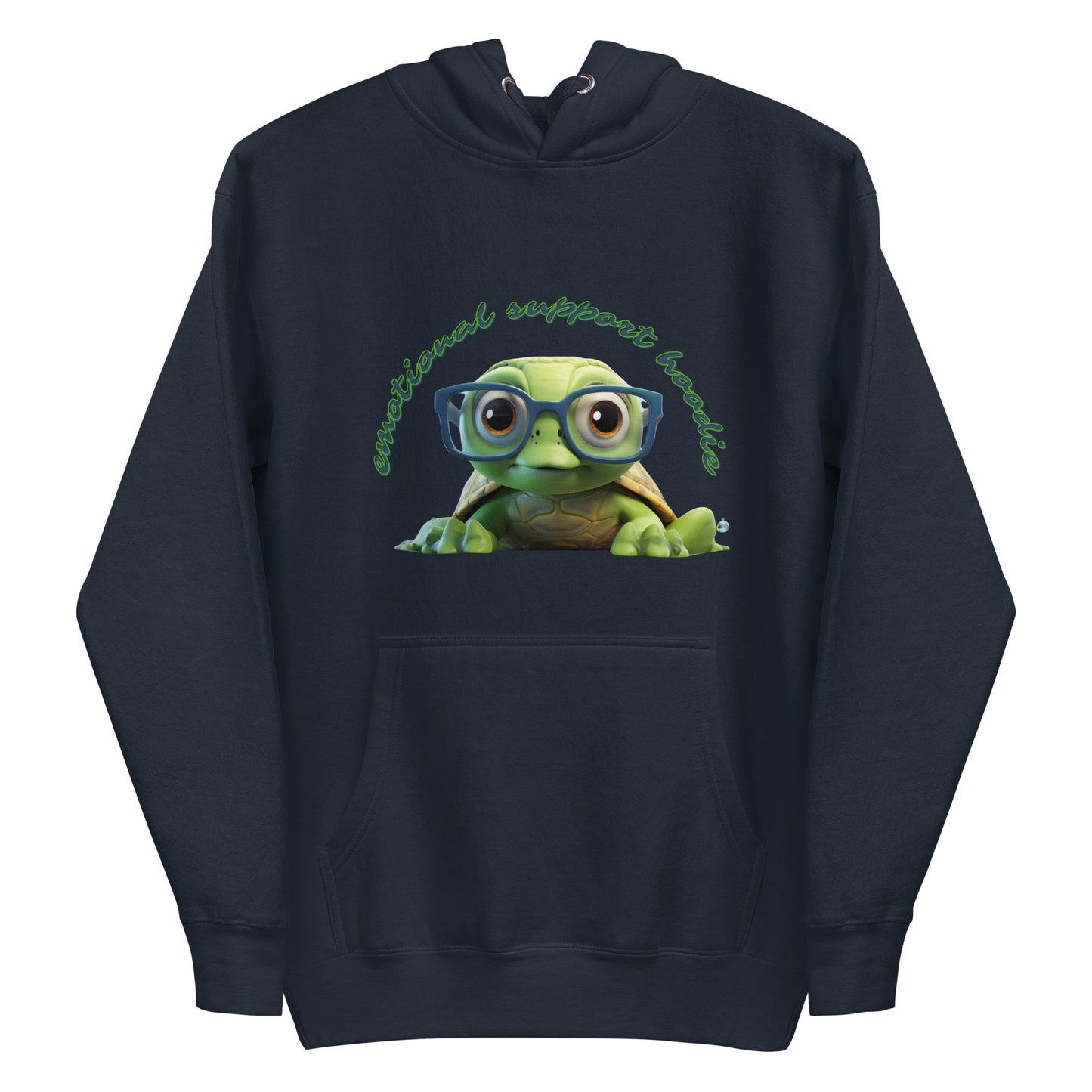 CUTE TURTLE EMOTIONAL SUPPORT Unisex Hoodie