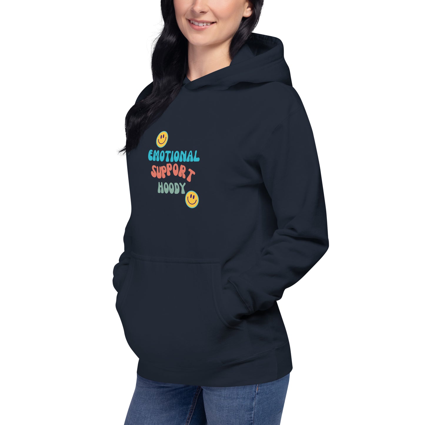 Humor Emotional Support Unisex Hoodie