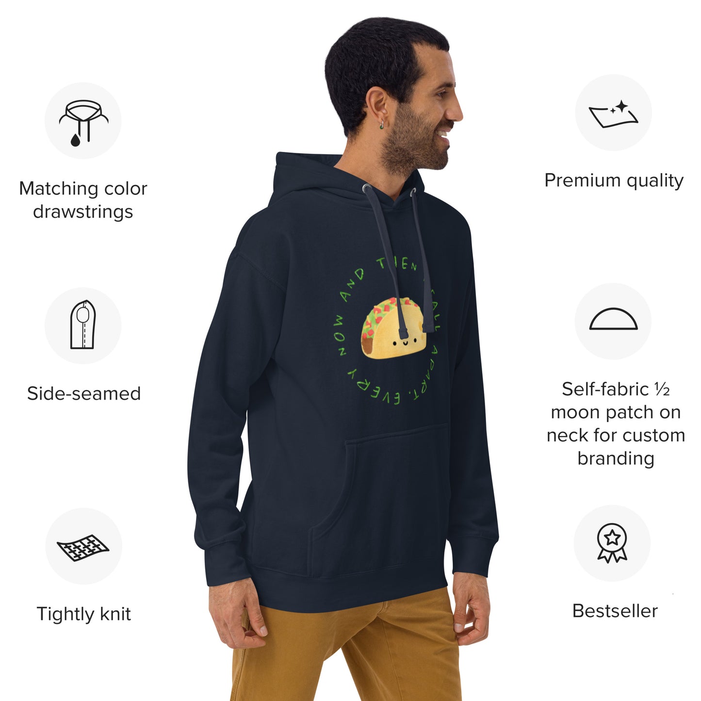 HUMOROUS FALL APART Unisex Hoodie