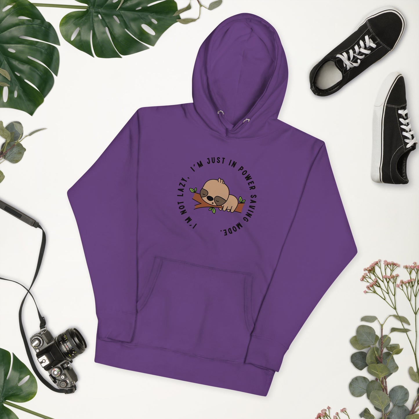 Sloth Battery Saver Mode Unisex Hoodie