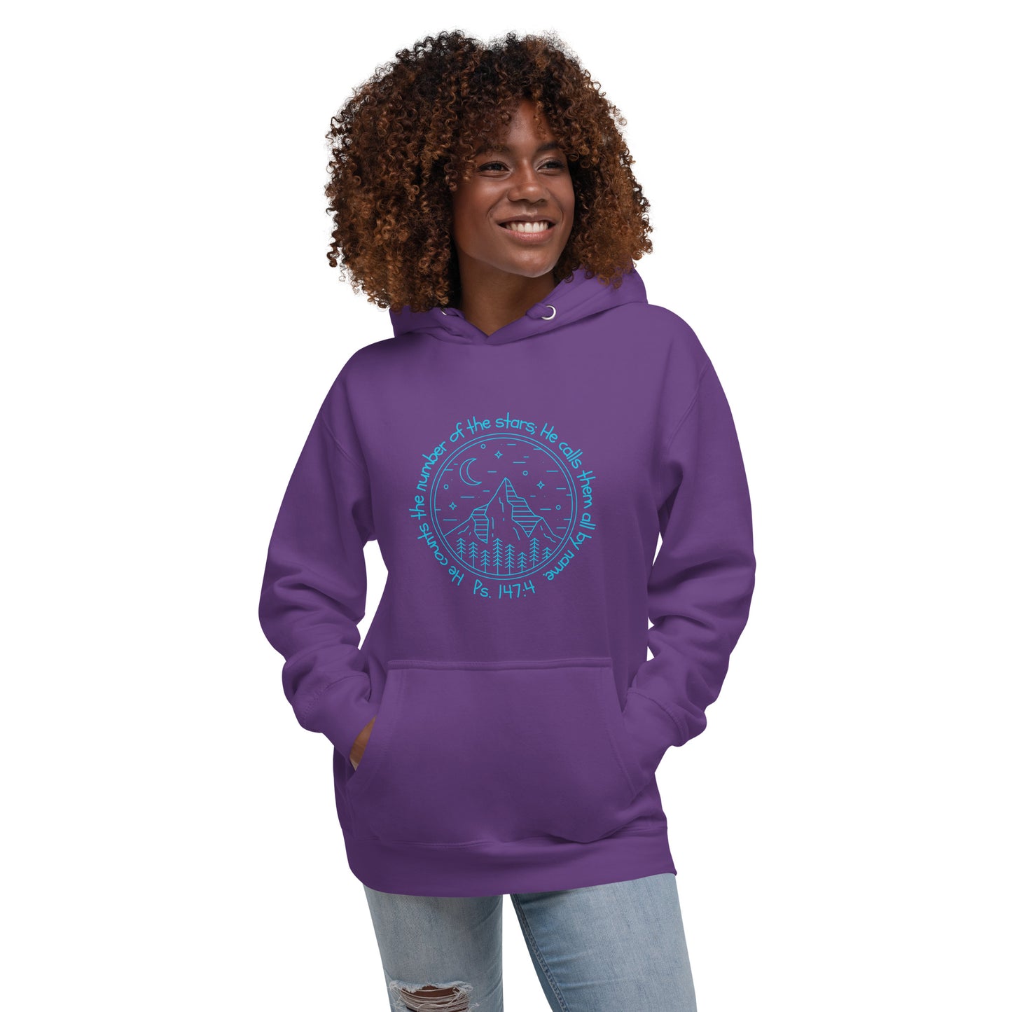 Psalm 147:4 Unisex Hoodie