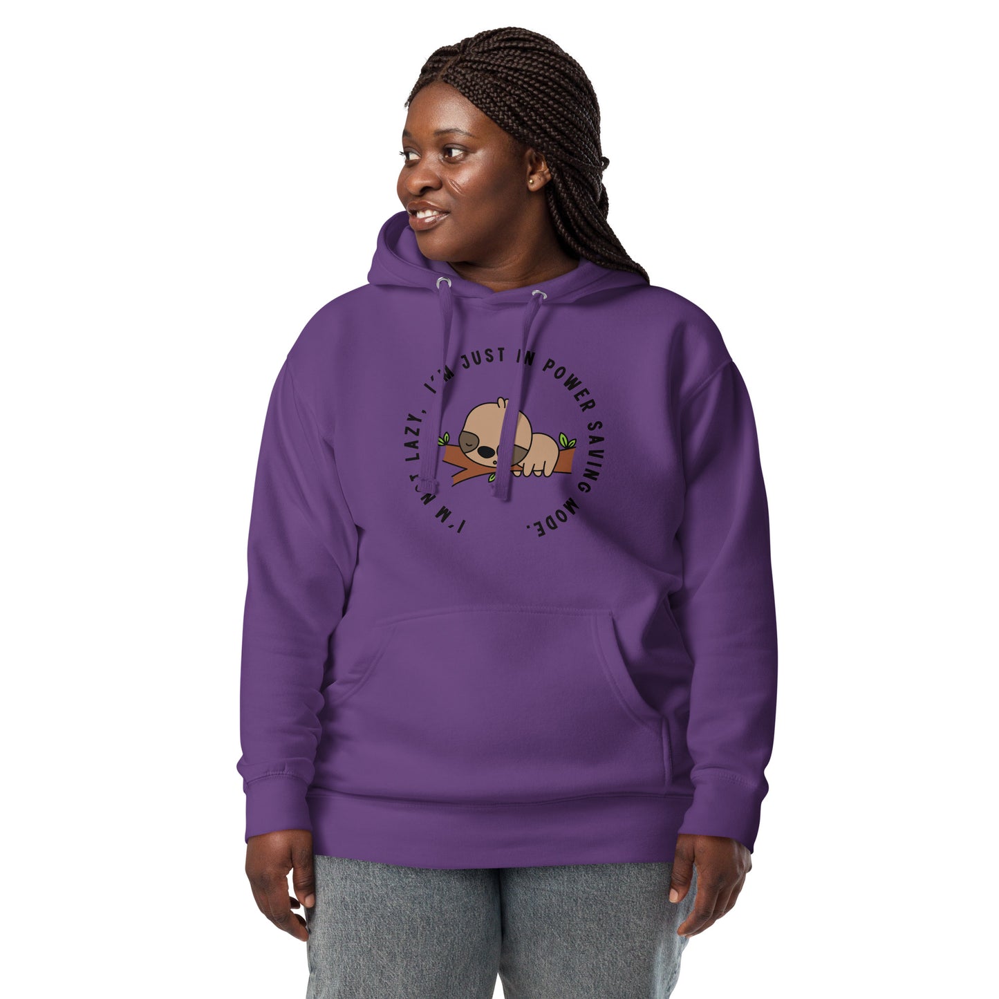 Sloth Battery Saver Mode Unisex Hoodie