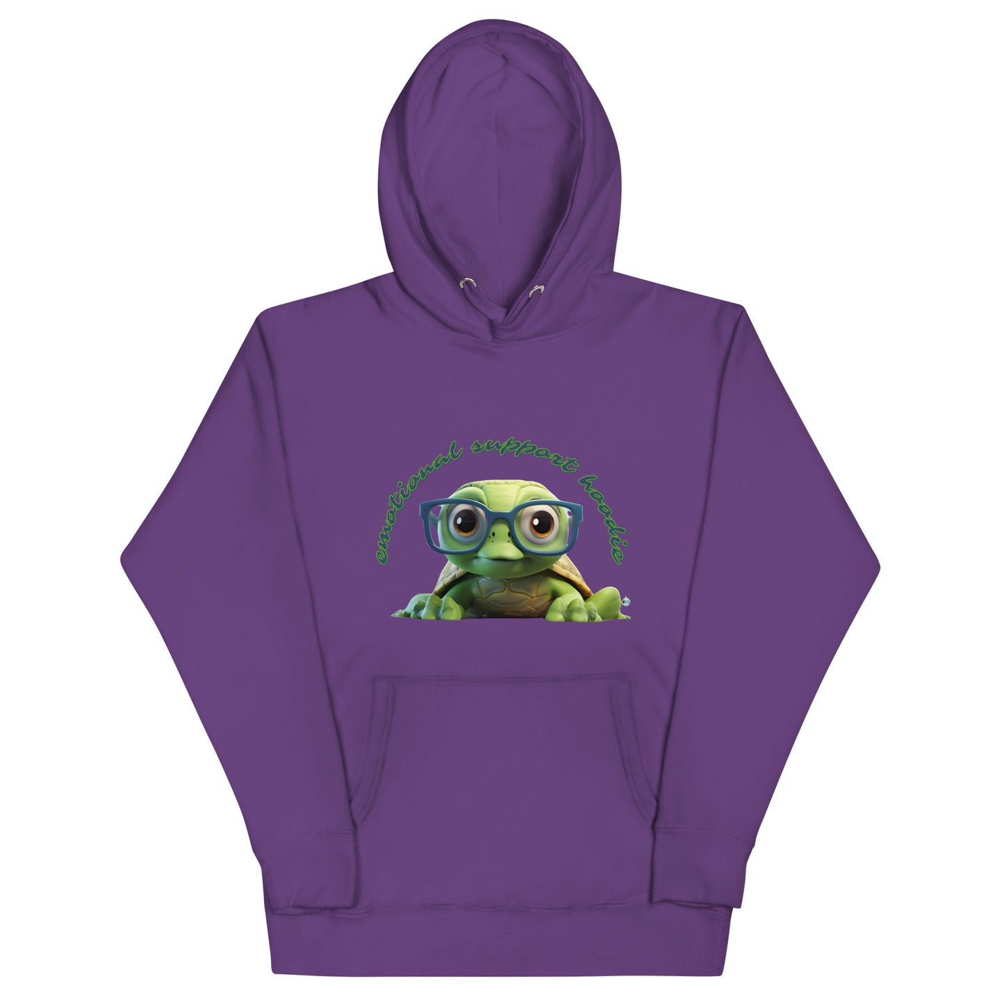 CUTE TURTLE EMOTIONAL SUPPORT Unisex Hoodie