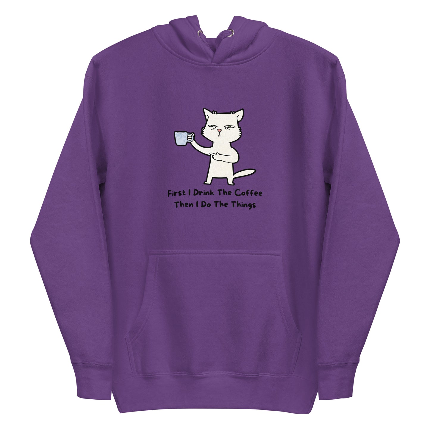 FUNNY COFFEE CAT Unisex Hoodie