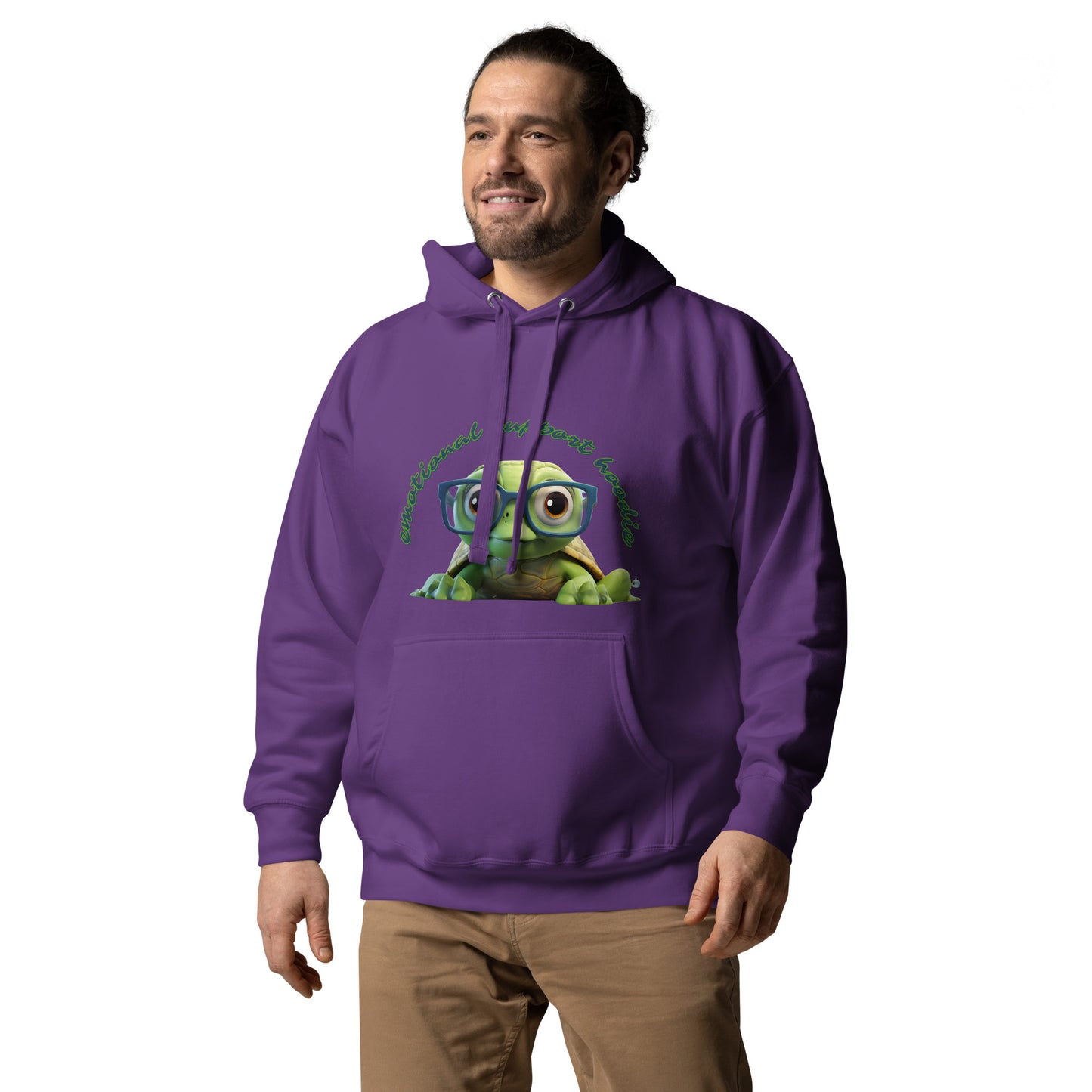 CUTE TURTLE EMOTIONAL SUPPORT Unisex Hoodie