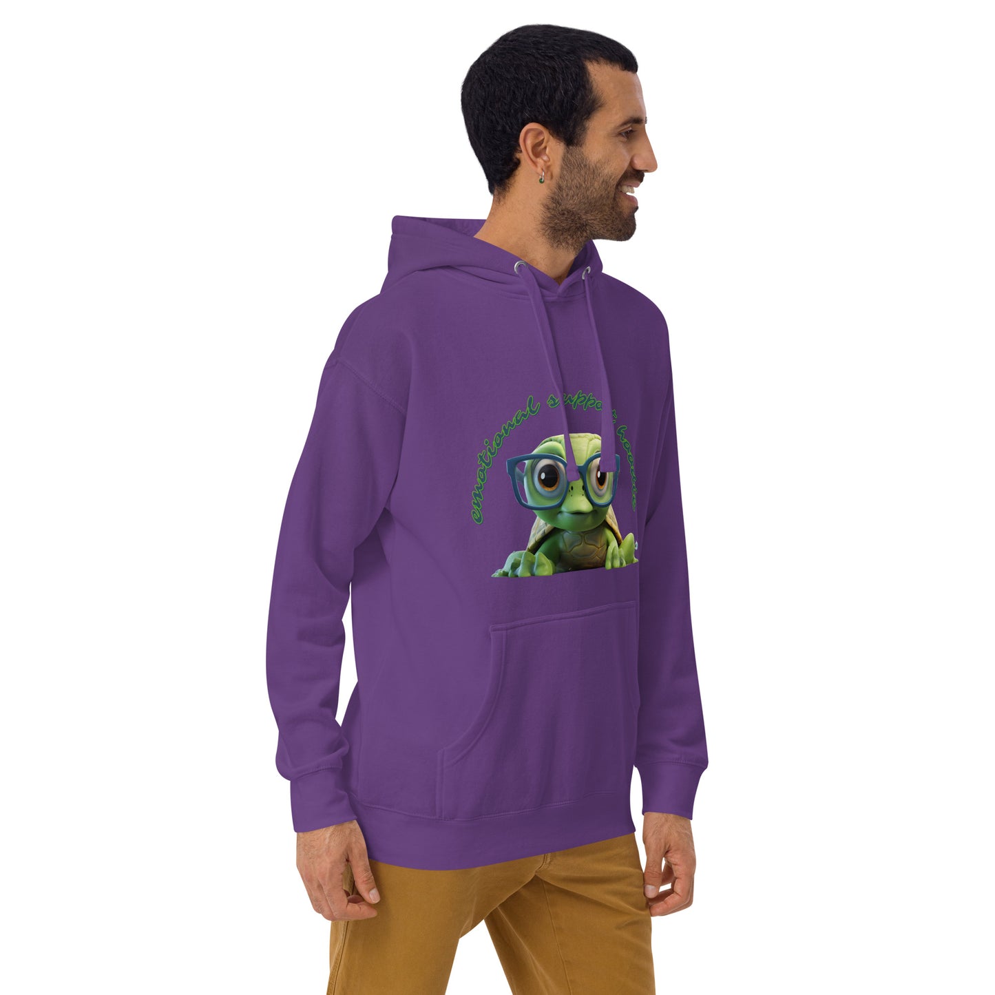 CUTE TURTLE EMOTIONAL SUPPORT Unisex Hoodie