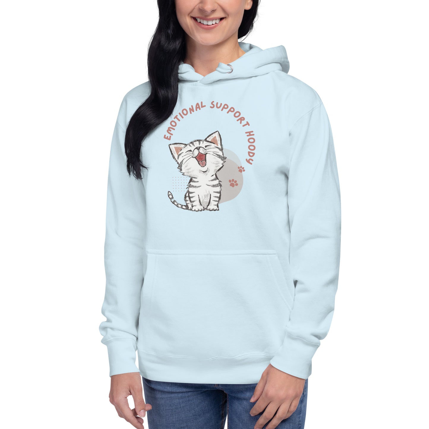 Kitty Emotional Support Unisex Hoodie