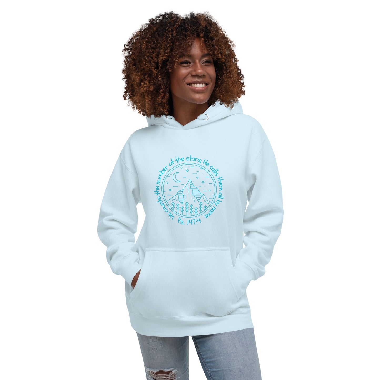 Psalm 147:4 Unisex Hoodie