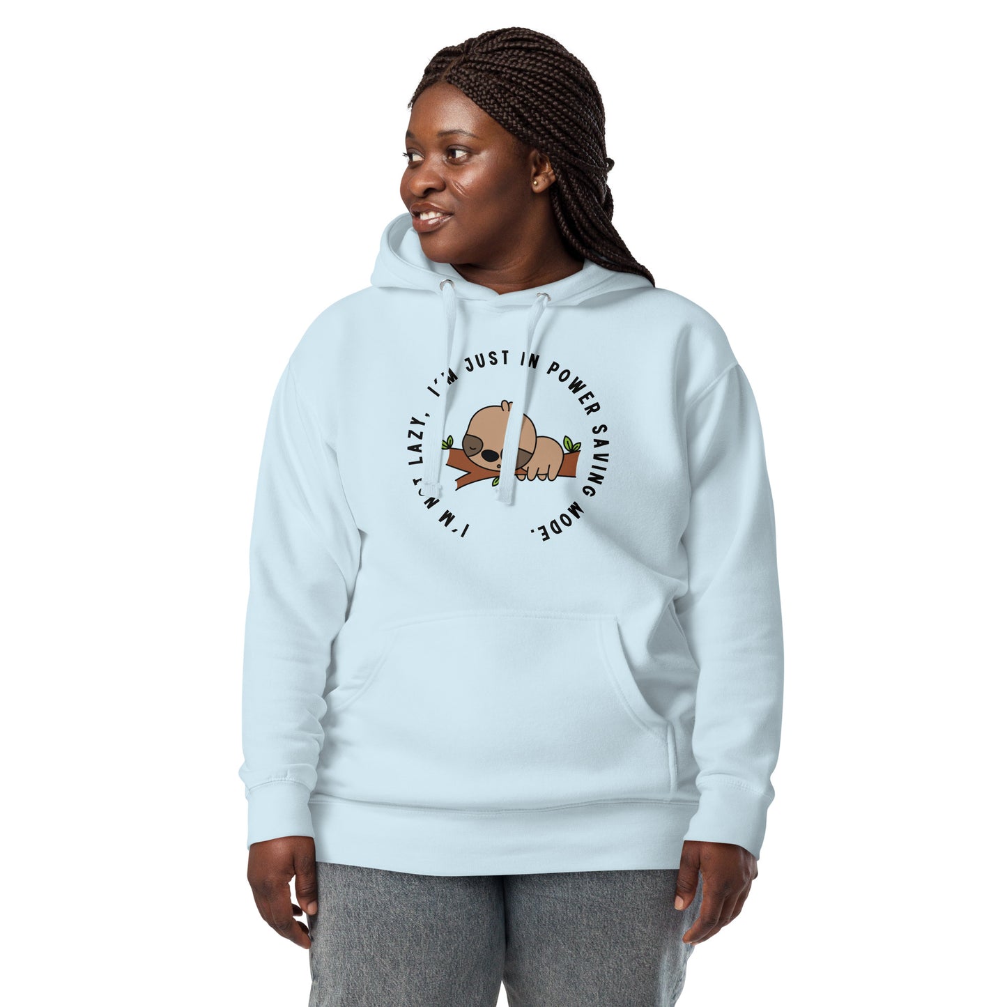 Sloth Battery Saver Mode Unisex Hoodie