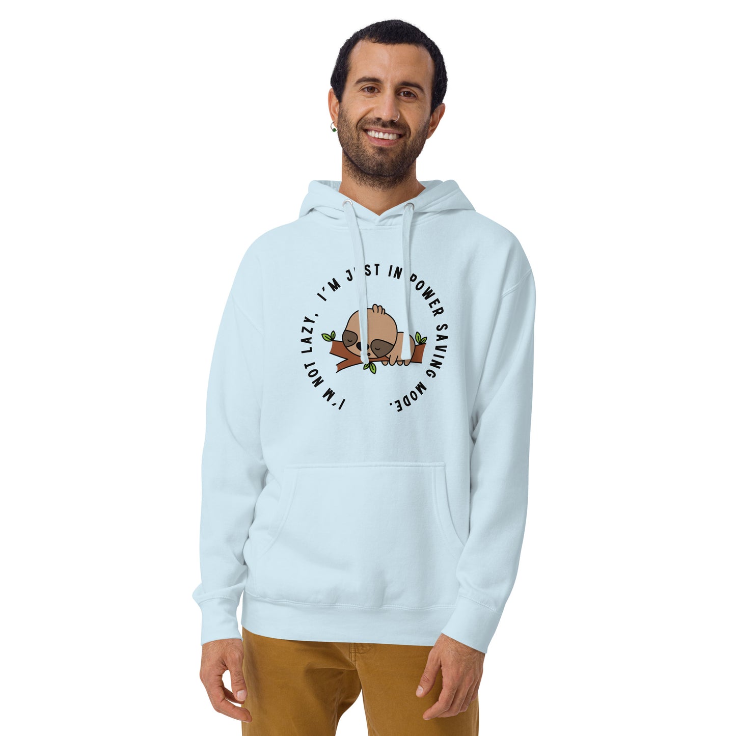 Sloth Battery Saver Mode Unisex Hoodie