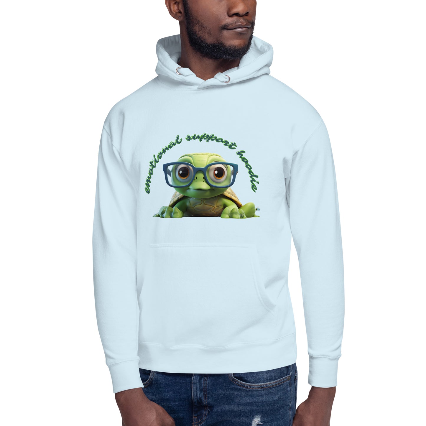 CUTE TURTLE EMOTIONAL SUPPORT Unisex Hoodie