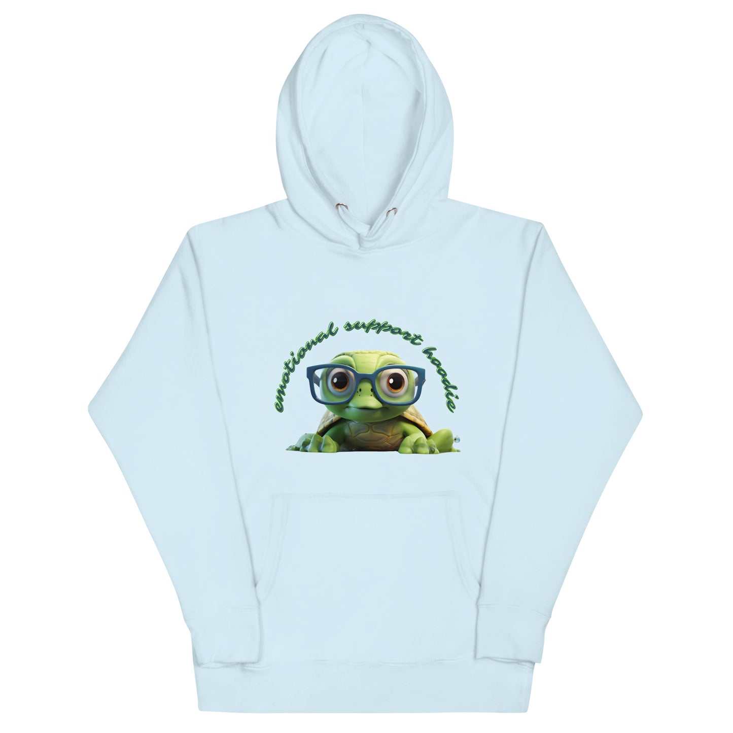 CUTE TURTLE EMOTIONAL SUPPORT Unisex Hoodie