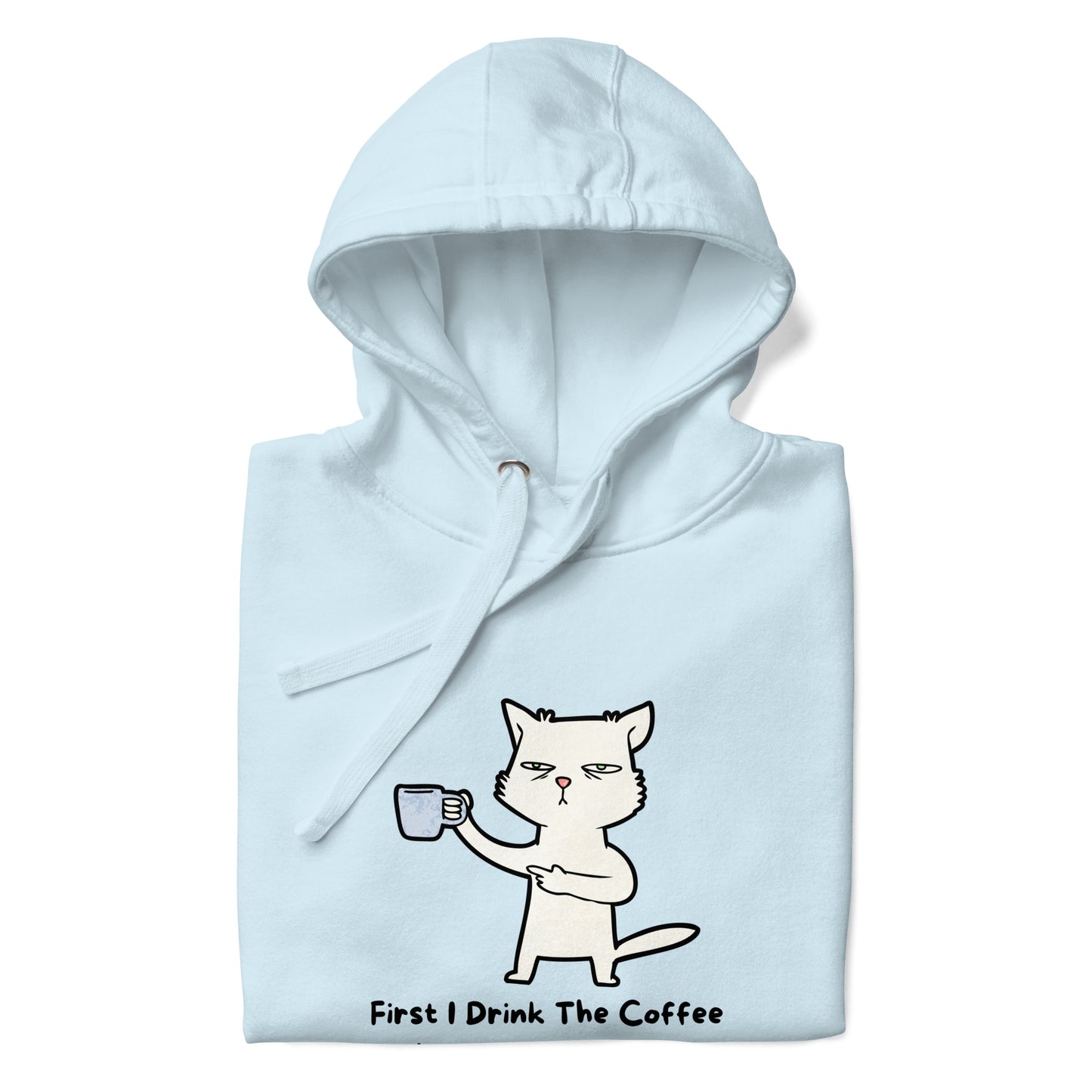 FUNNY COFFEE CAT Unisex Hoodie