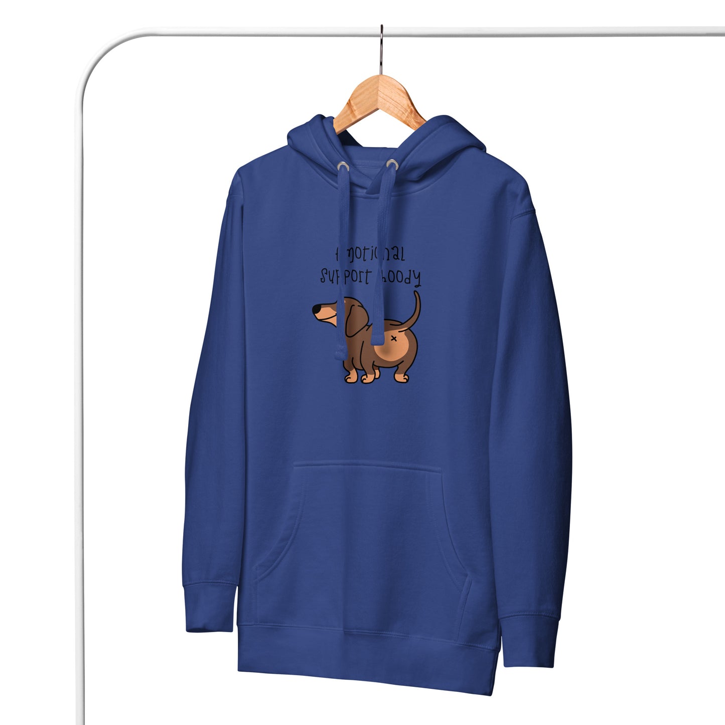 HUMOROUS DOG EMOTIONAL SUPPORT Unisex Hoodie