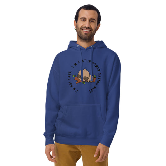 Sloth Battery Saver Mode Unisex Hoodie