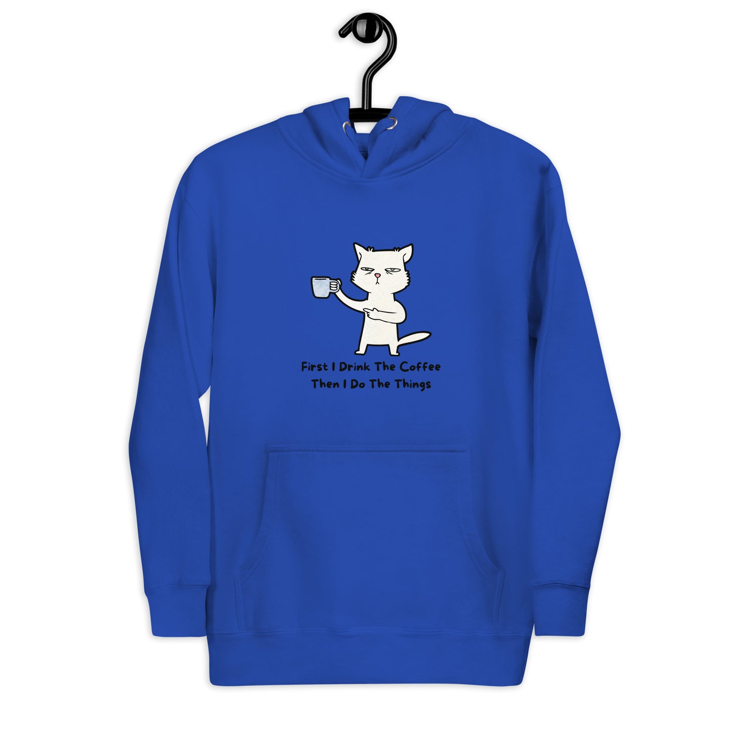 FUNNY COFFEE CAT Unisex Hoodie