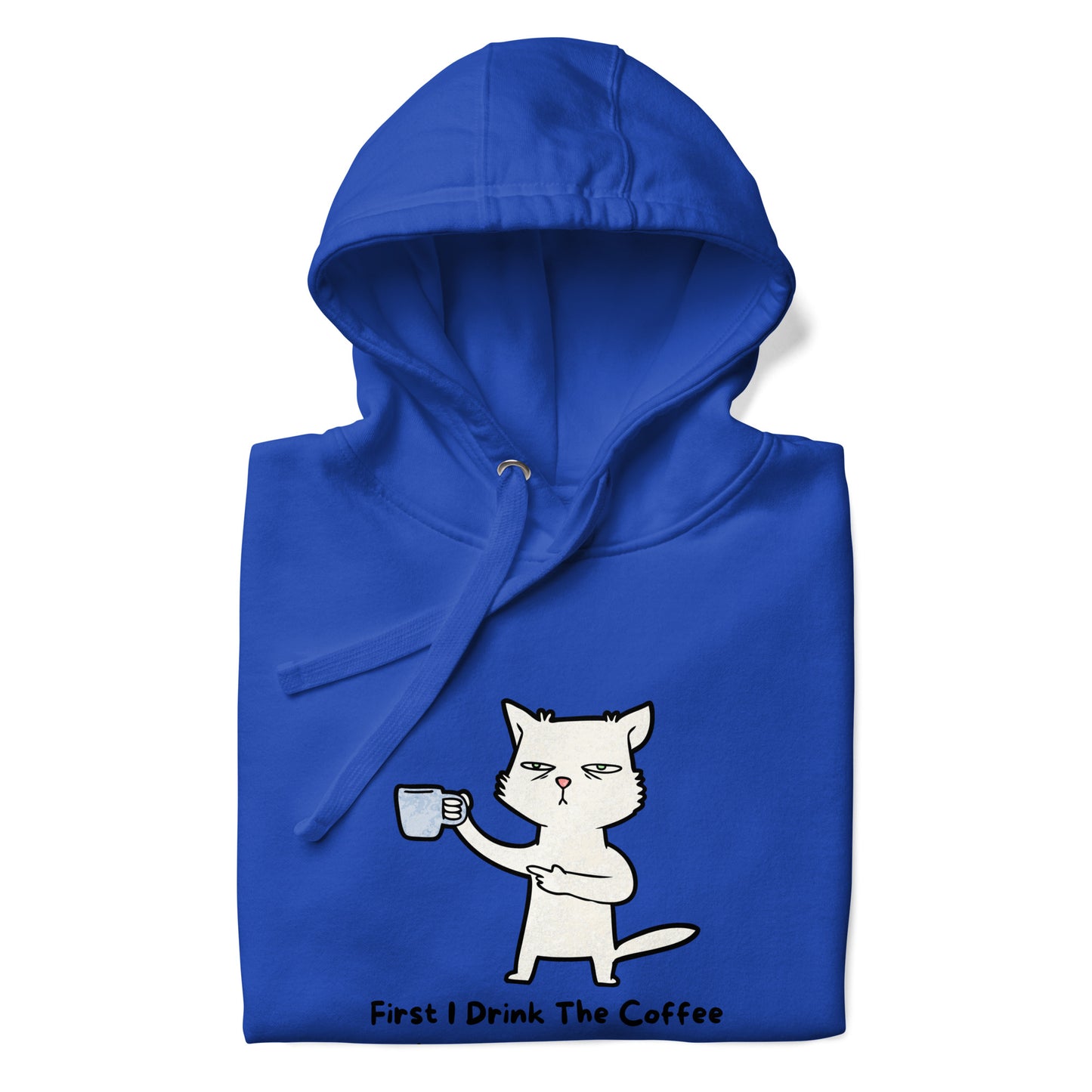 FUNNY COFFEE CAT Unisex Hoodie