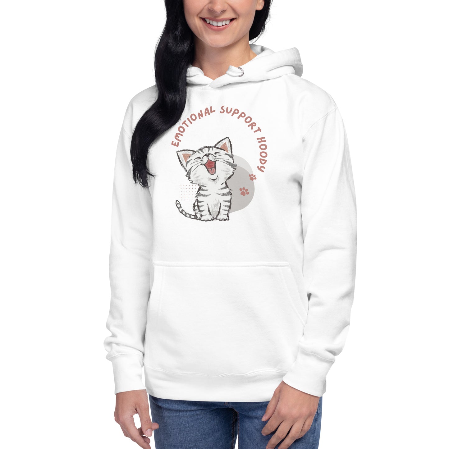 Kitty Emotional Support Unisex Hoodie