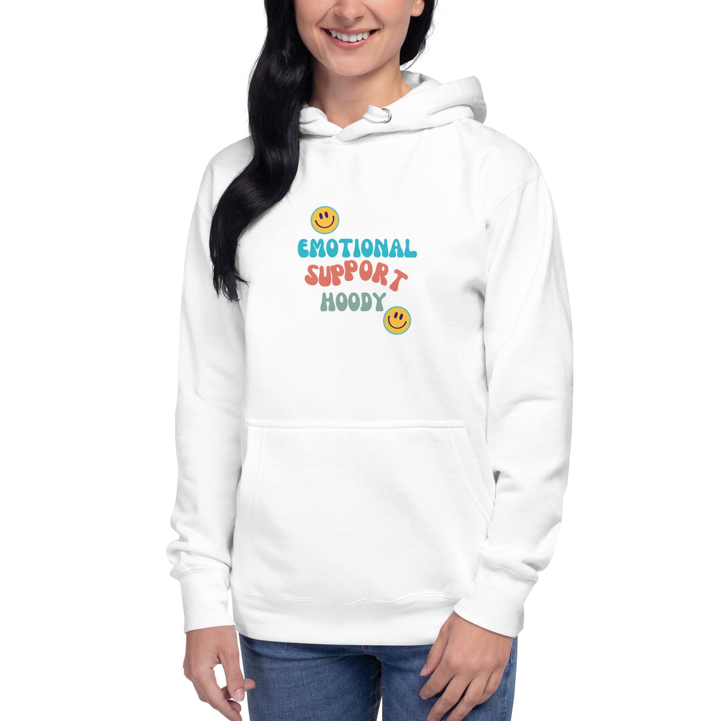 Humor Emotional Support Unisex Hoodie