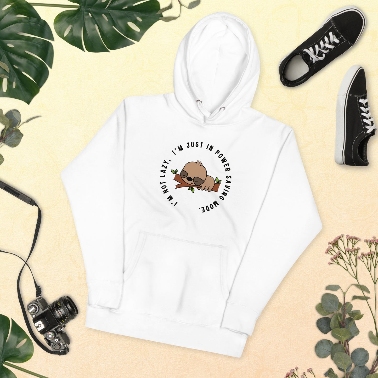 Sloth Battery Saver Mode Unisex Hoodie