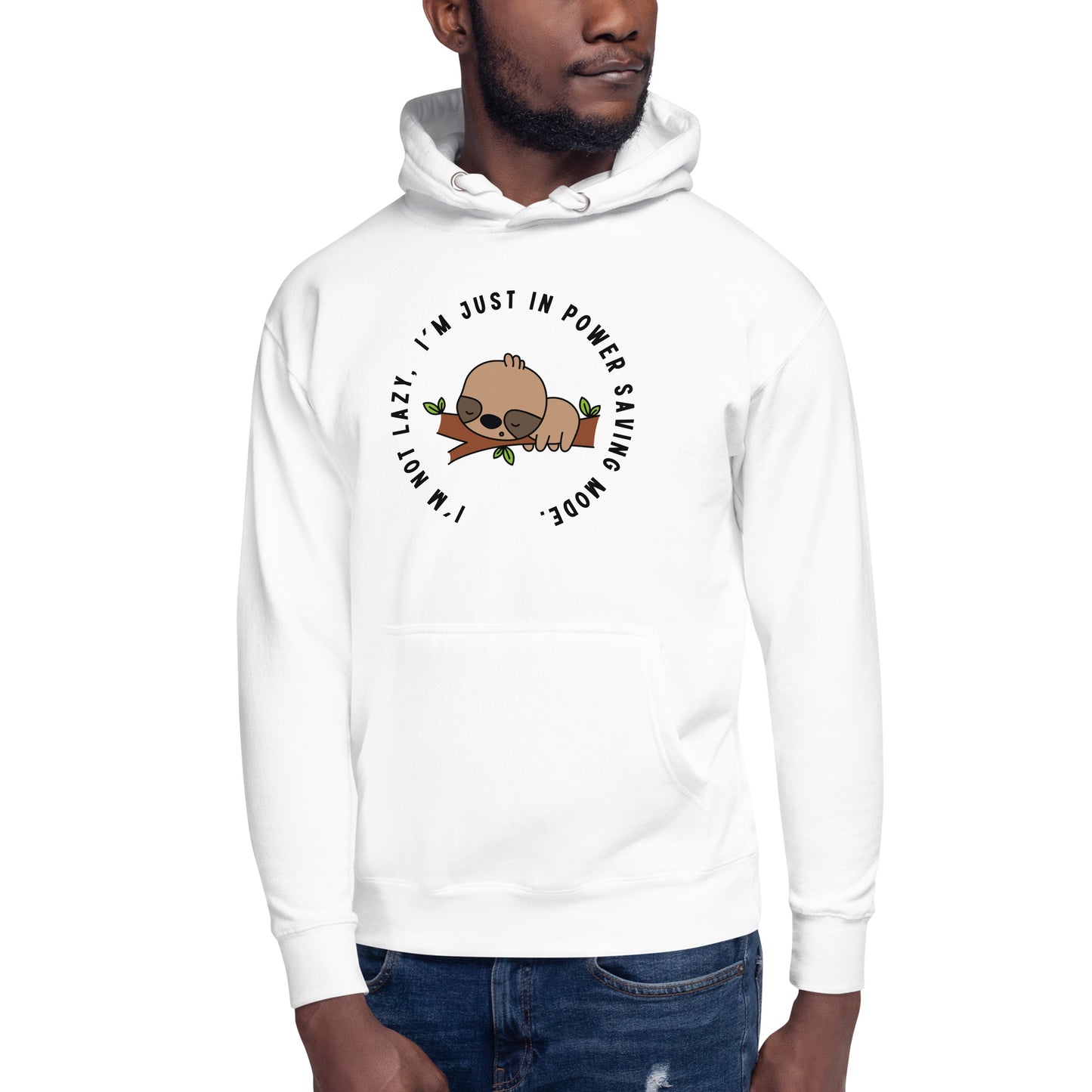 Sloth Battery Saver Mode Unisex Hoodie