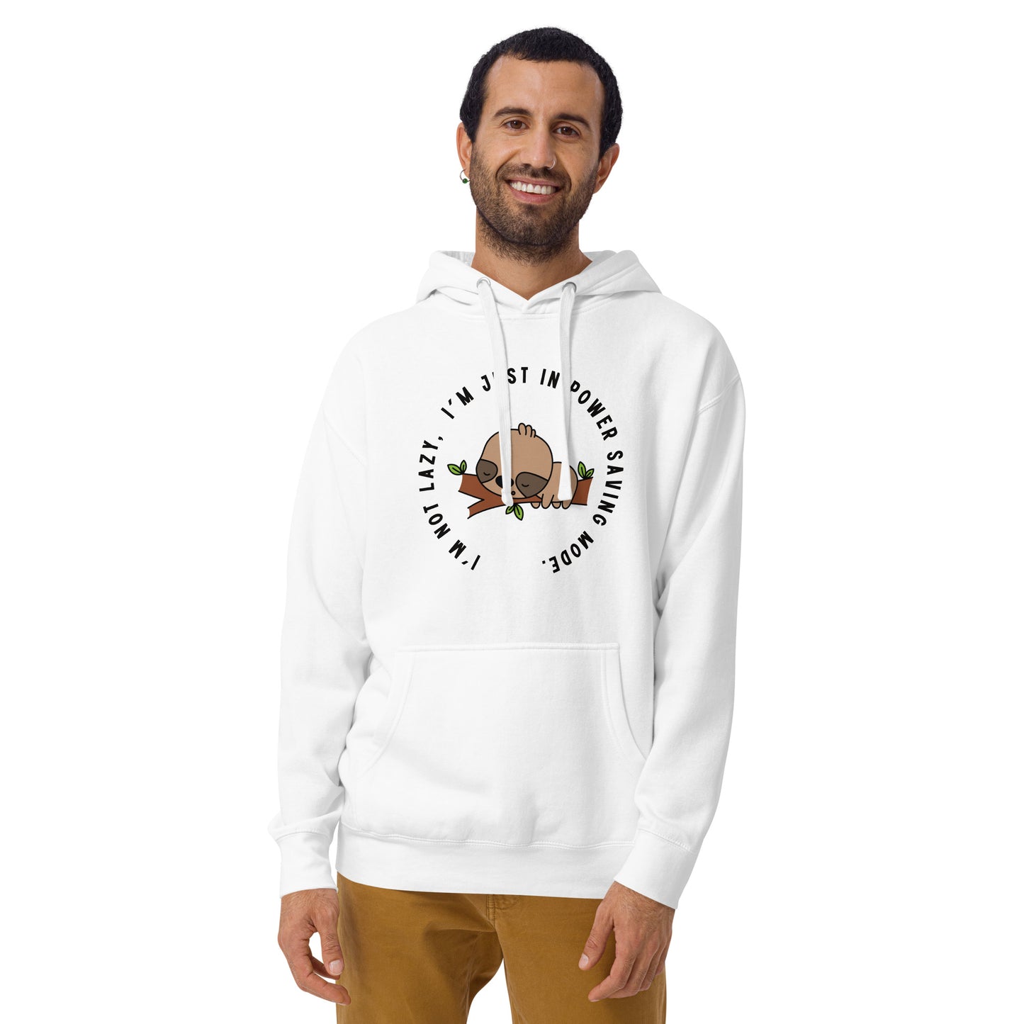 Sloth Battery Saver Mode Unisex Hoodie