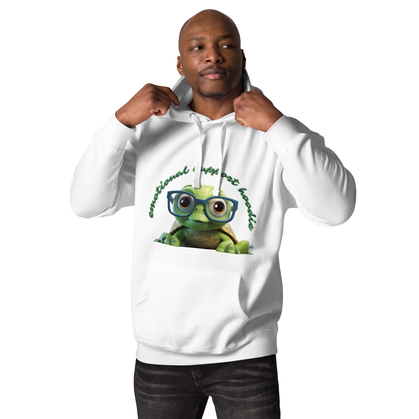 CUTE TURTLE EMOTIONAL SUPPORT Unisex Hoodie