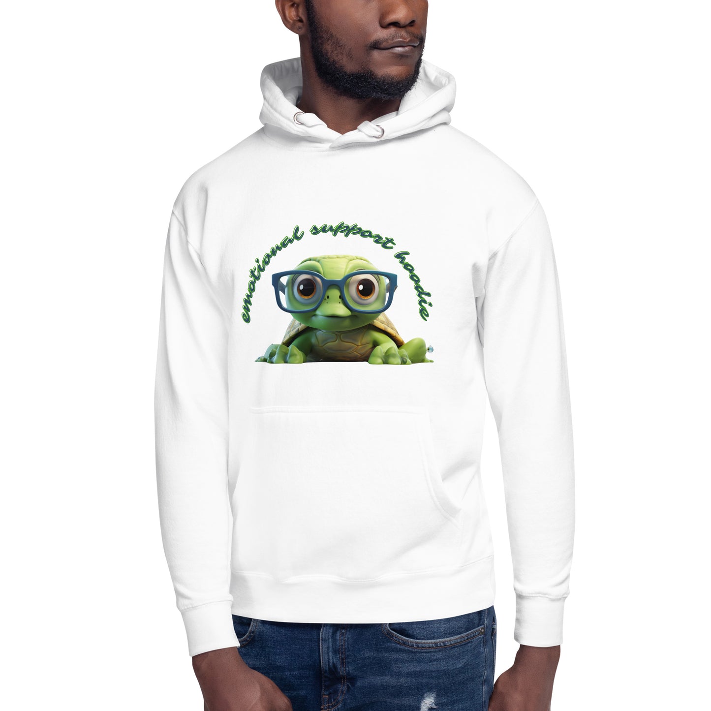 CUTE TURTLE EMOTIONAL SUPPORT Unisex Hoodie